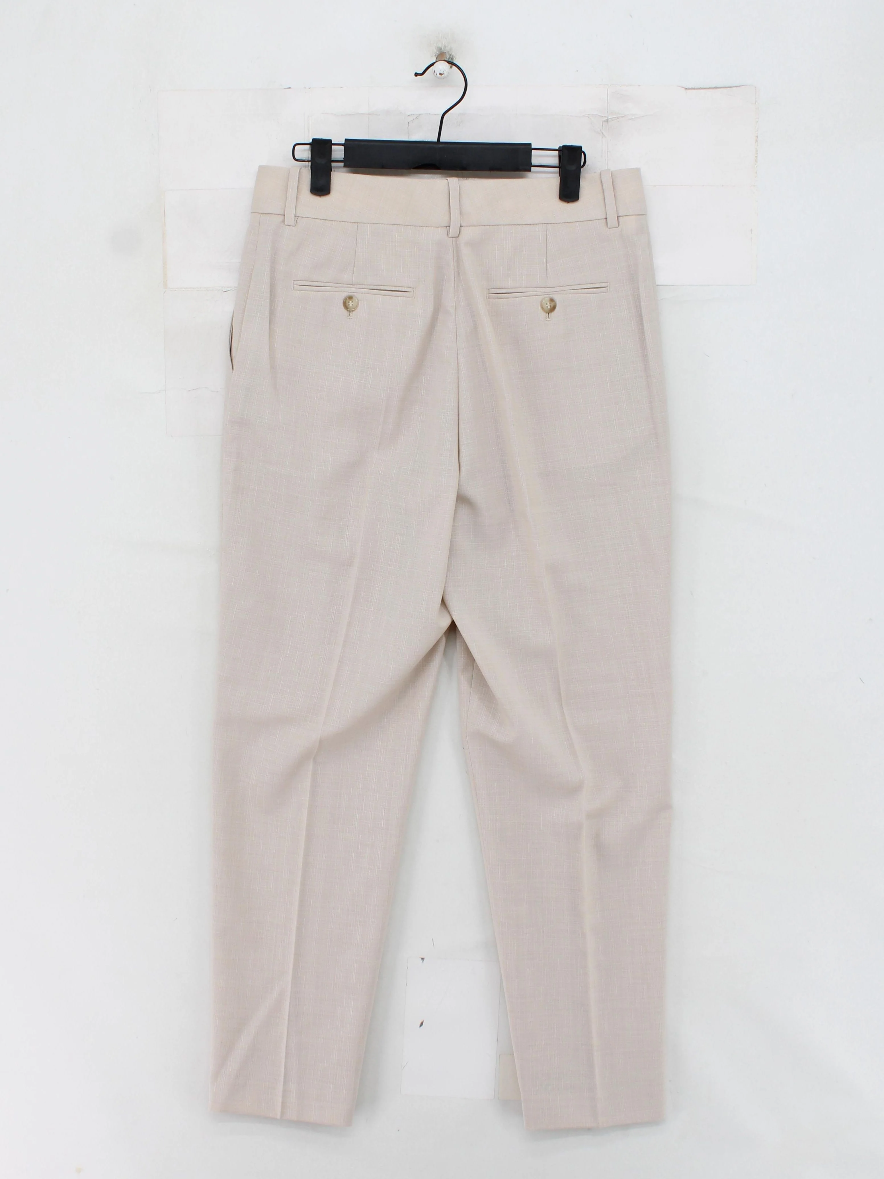 Reiss Women's Suit Trousers UK 10 Cream Wool - Image 2