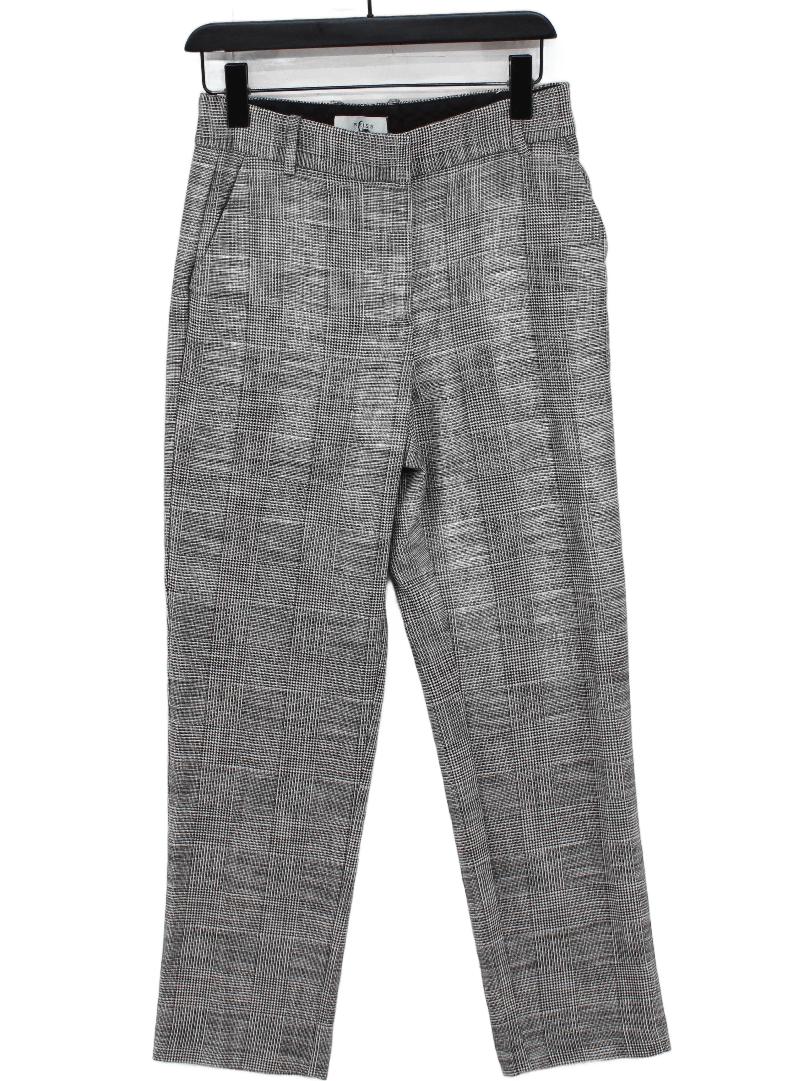 Reiss Women's Suit Trousers UK 10 Grey Viscose