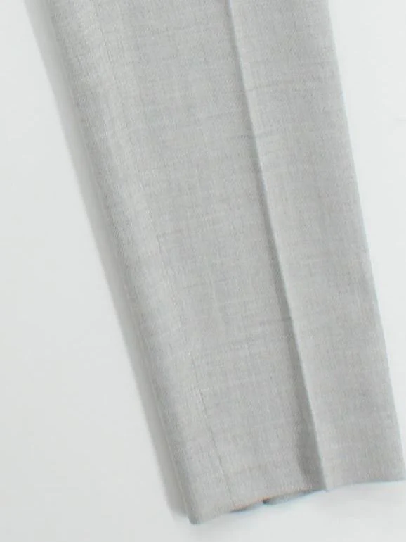 Reiss Women's Suit Trousers UK 10 Grey Wool with Elastane Straight Dress Pants - Image 4
