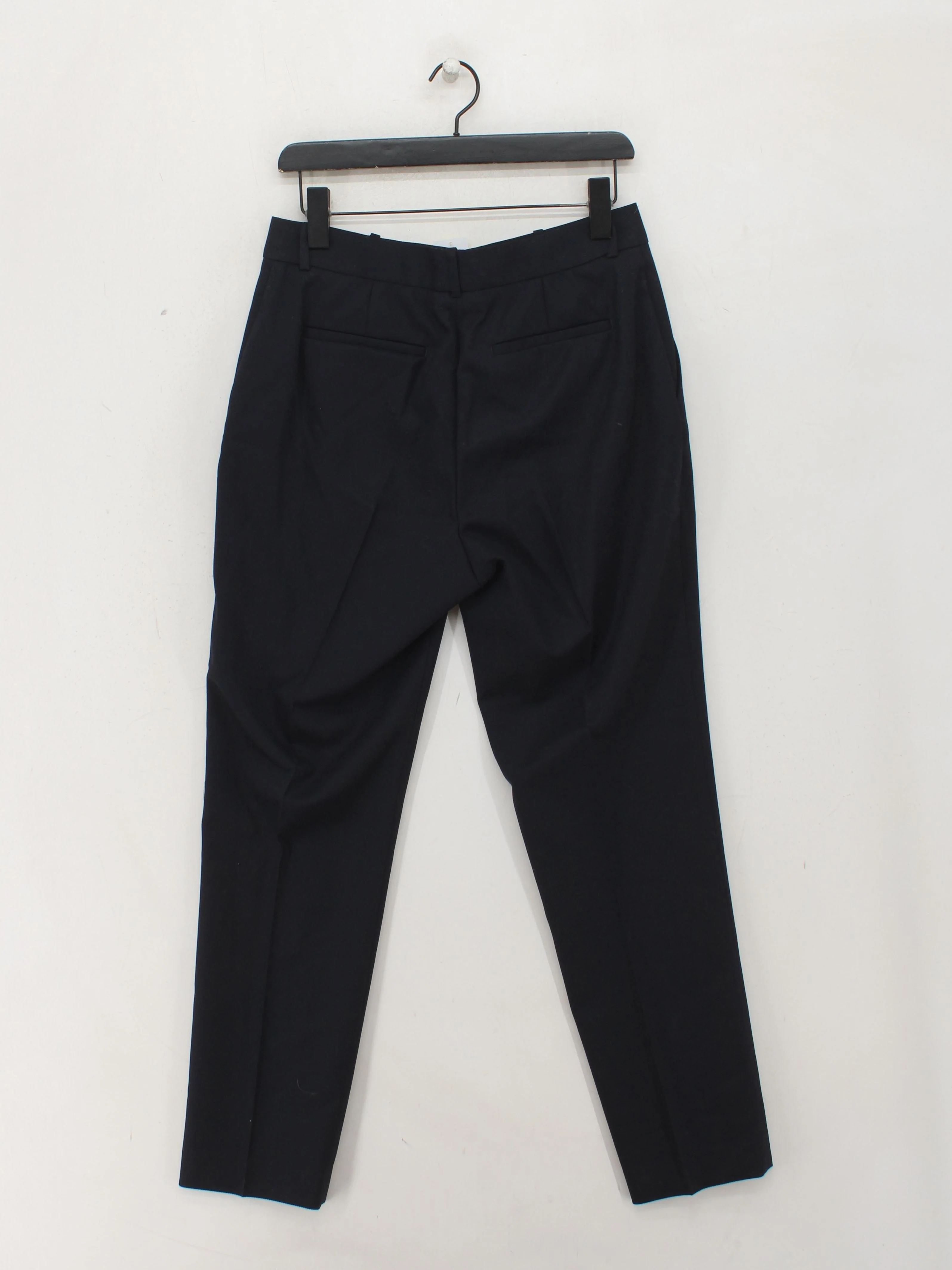 Reiss Women's Suit Trousers UK 12 Blue Wool with Polyester, Elastane Dress Pants - Image 2