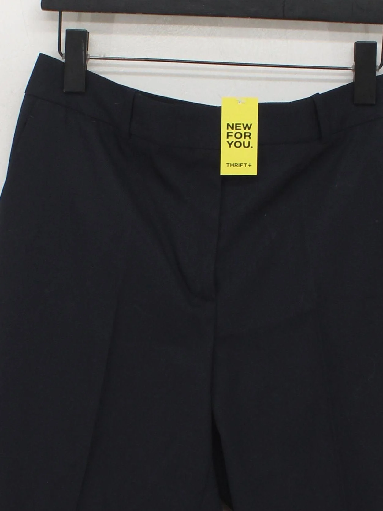 Reiss Women's Suit Trousers UK 12 Blue Wool with Polyester, Elastane Dress Pants - Image 3