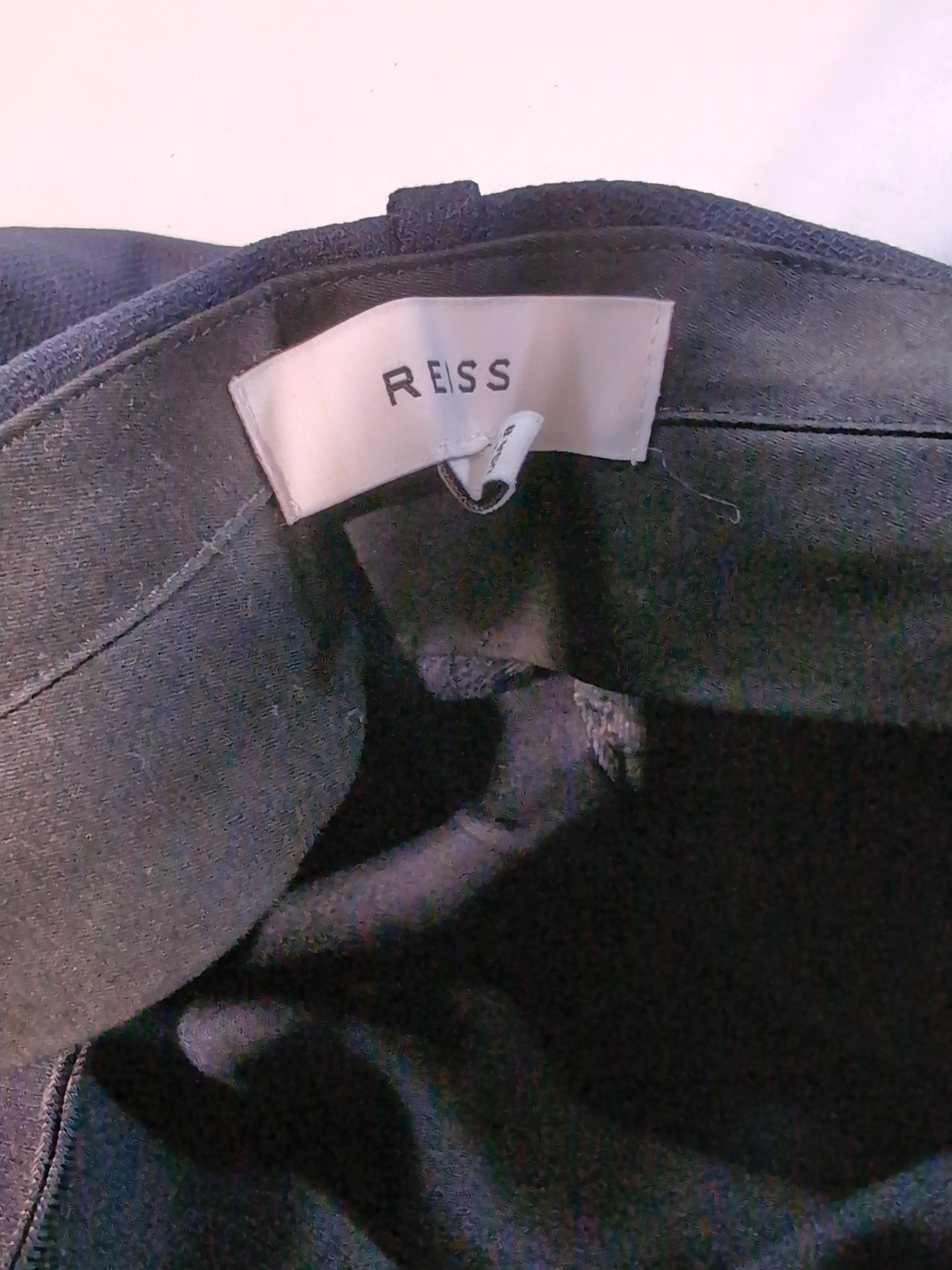 Reiss Women's Suit Trousers UK 12 Blue Wool with Polyester, Elastane Dress Pants - Image 5