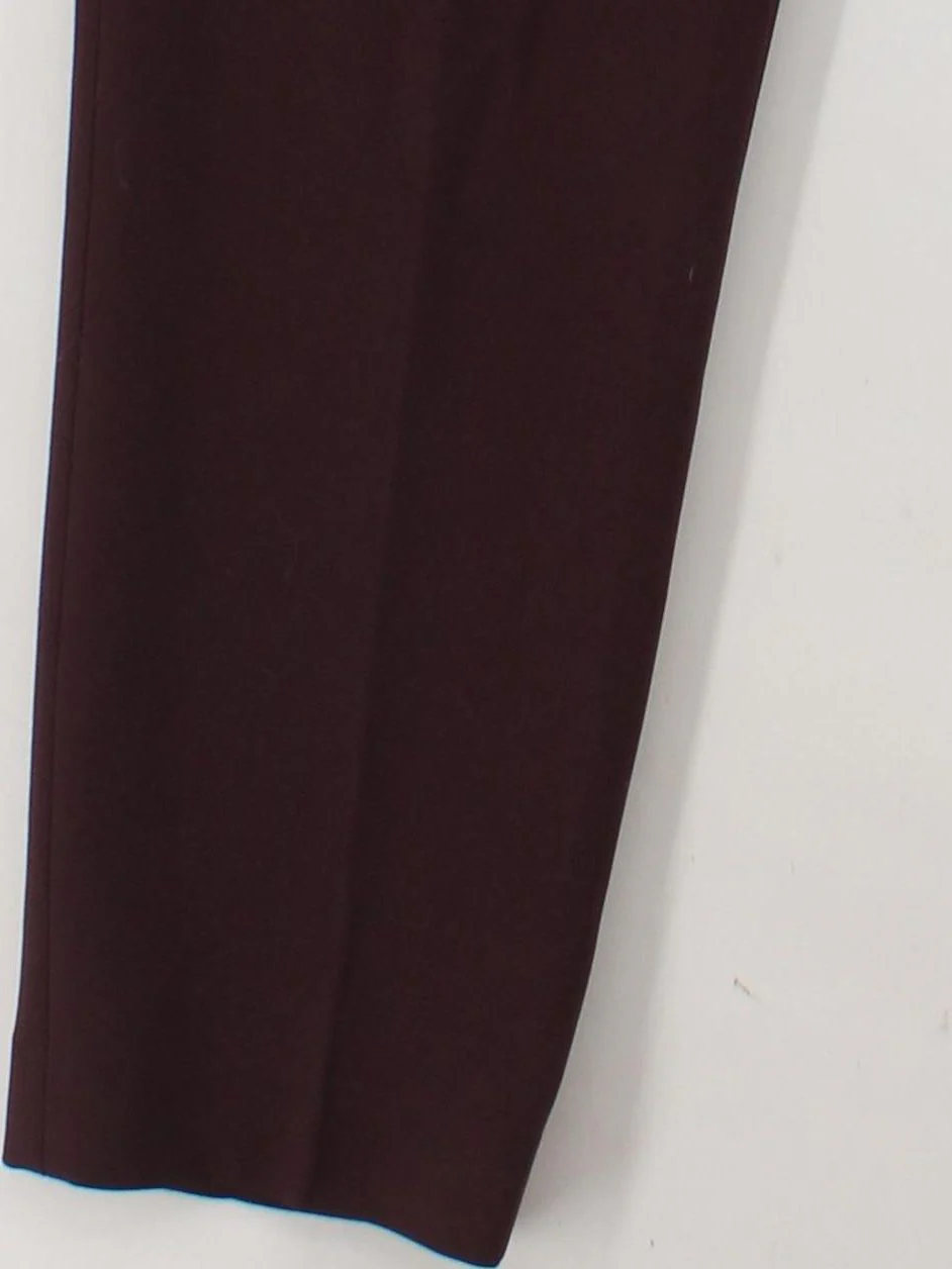 Reiss Women's Suit Trousers UK 14 Red Polyester - Image 4