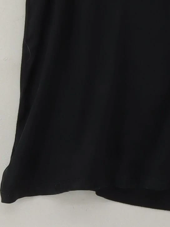 Reiss Women's T-Shirt M Black Rayon with Spandex Sleeveless Round Neck Basic - Image 4