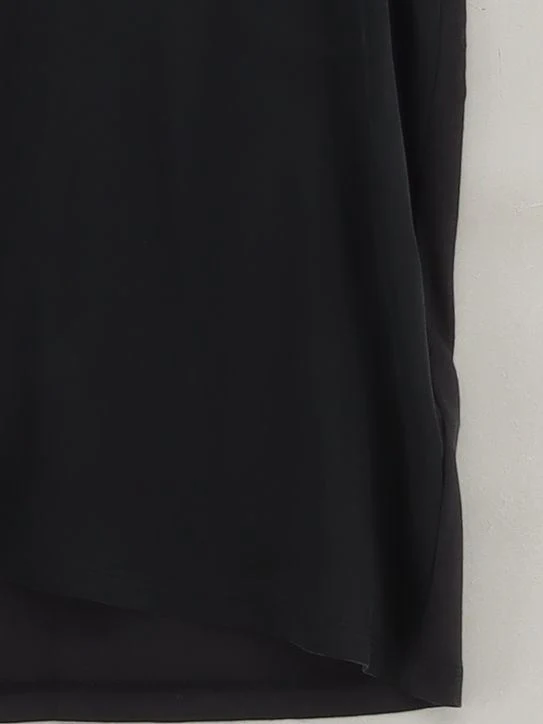 Reiss Women's T-Shirt M Black Viscose with Elastane, Silk Basic - Image 4