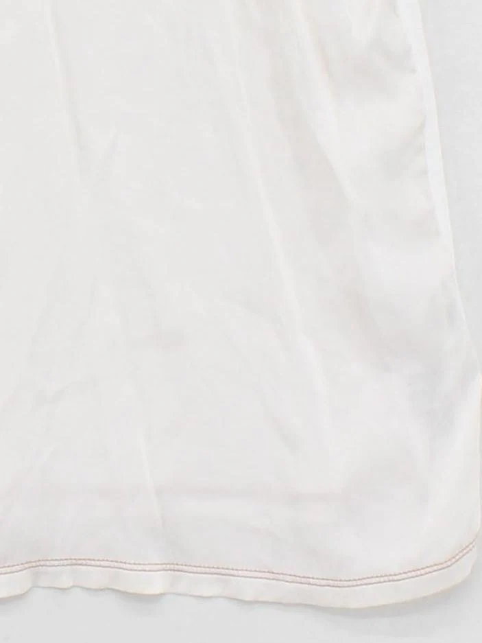 Reiss Women's T-Shirt M White Silk with Elastane, Rayon Basic - Image 4