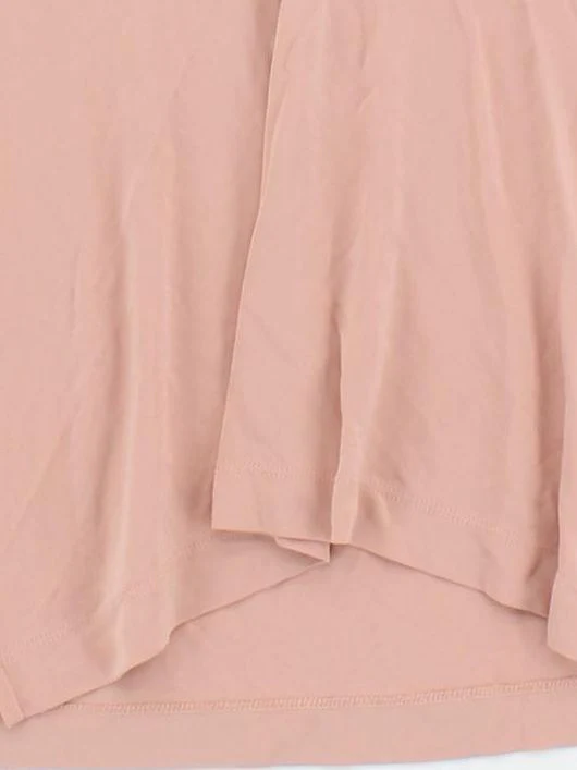 Reiss Women's Top M Pink 100% Other Short Sleeve Collared Basic - Image 4