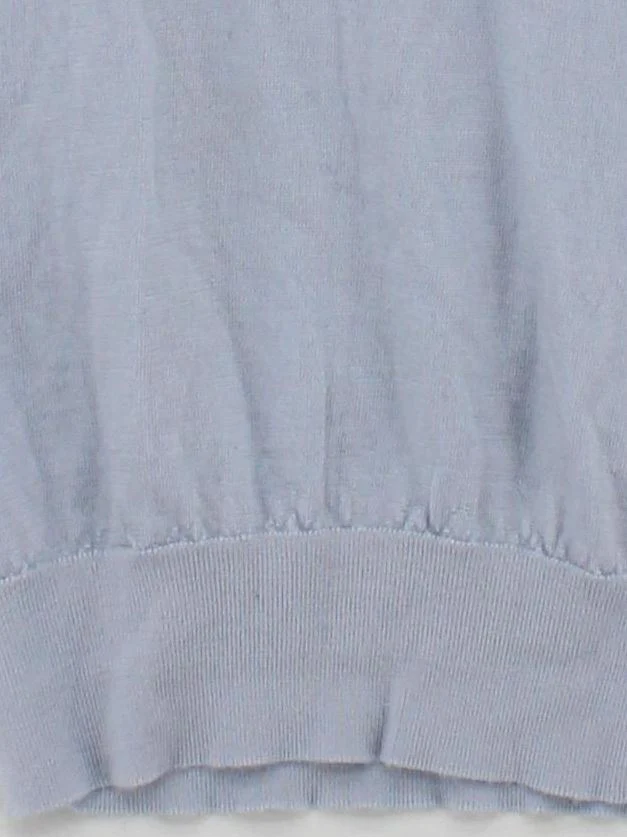 Reiss Women's Top S Blue Wool with Polyamide, Elastane Basic - Image 4