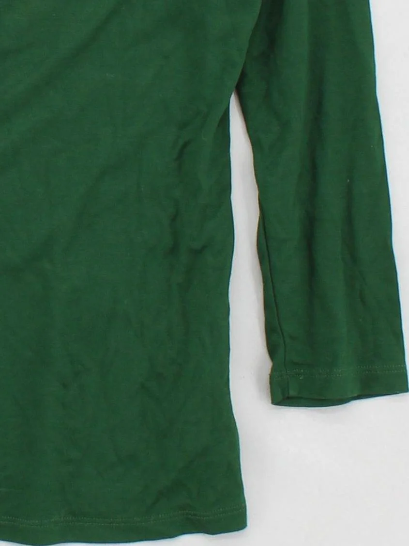Reiss Women's Top S Green 100% Viscose 3/4 Sleeve Square Neck Jersey - Image 4