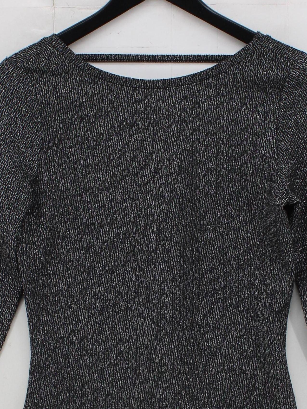Reiss Women's Top S Grey Polyester with Viscose, Nylon, Other Basic - Image 3