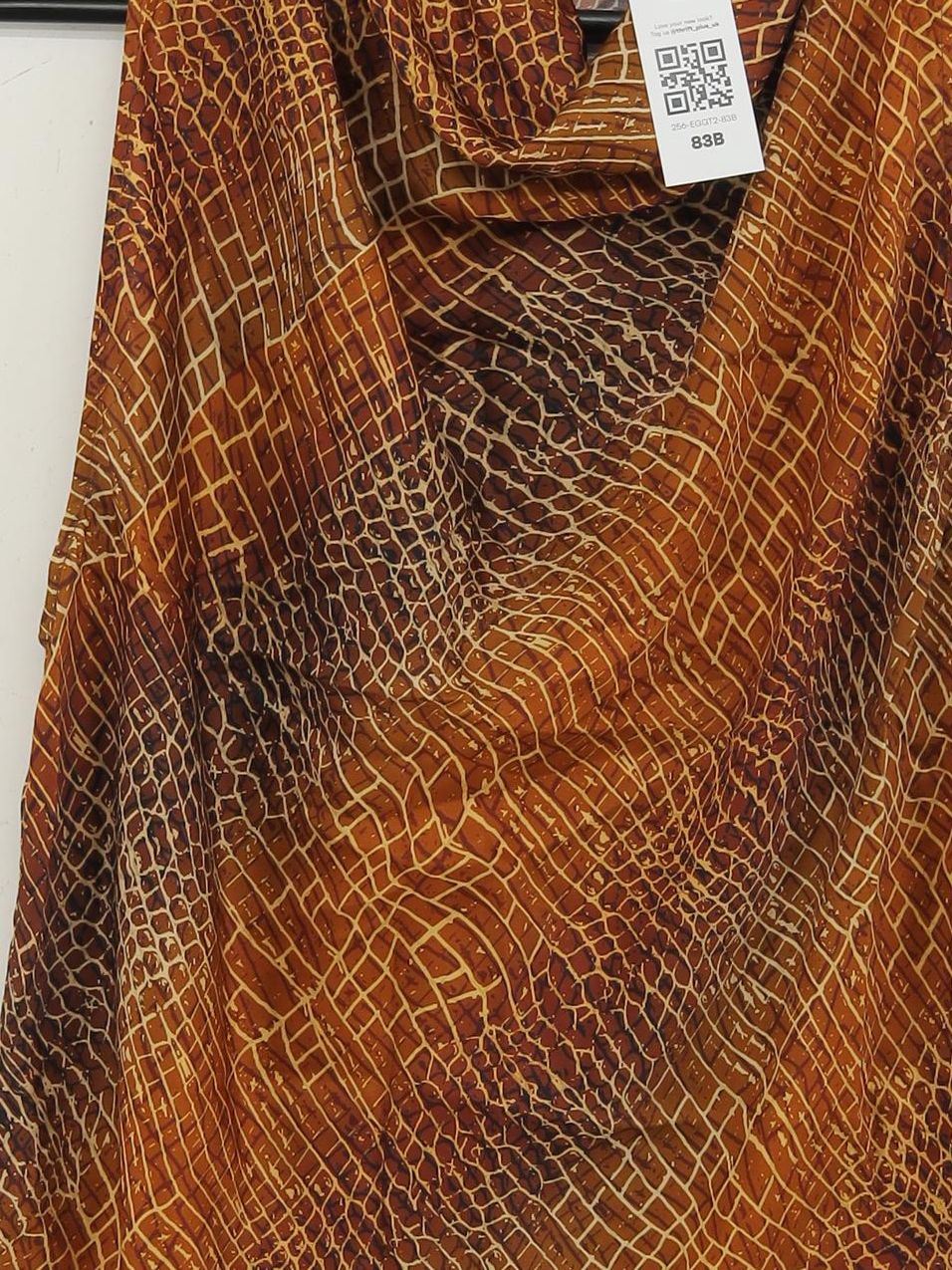 Reiss Women's Top S Multi Animal Print 100% Viscose Sleeveless Round Neck Basic - Image 3