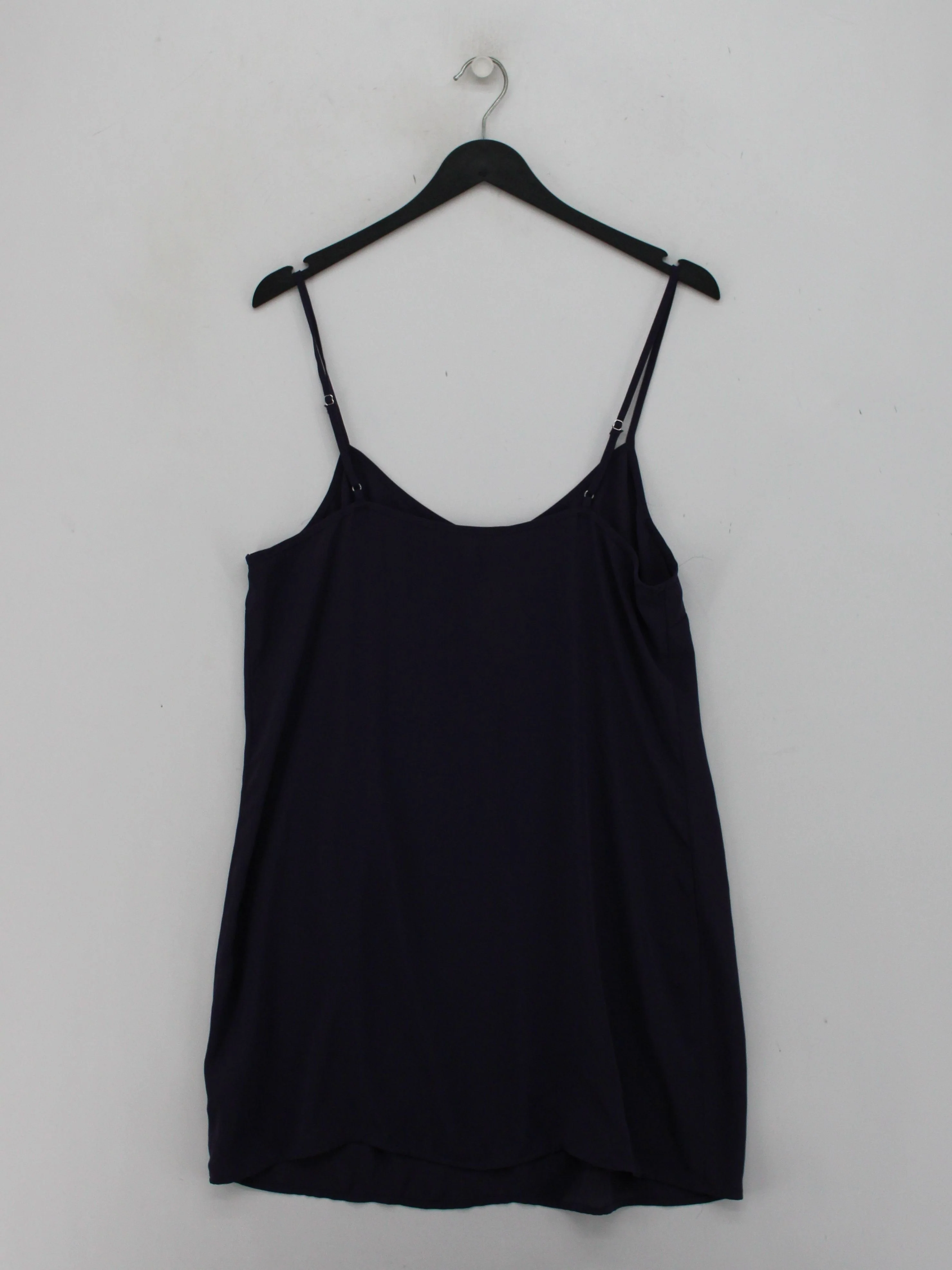 Reiss Women's Top UK 12 Purple 100% Polyester Sleeveless Round Neck Basic - Image 2