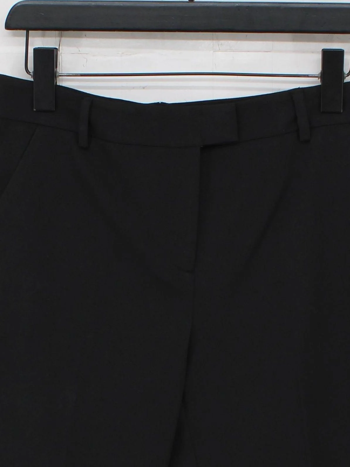 Reiss Women's Trousers UK 10 Black Polyester with Viscose, Elastane Chino - Image 3