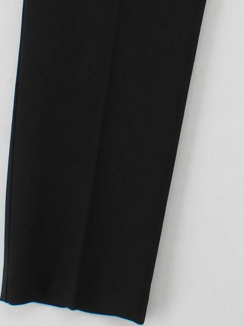 Reiss Women's Trousers UK 10 Black Polyester with Viscose, Elastane Chino - Image 4