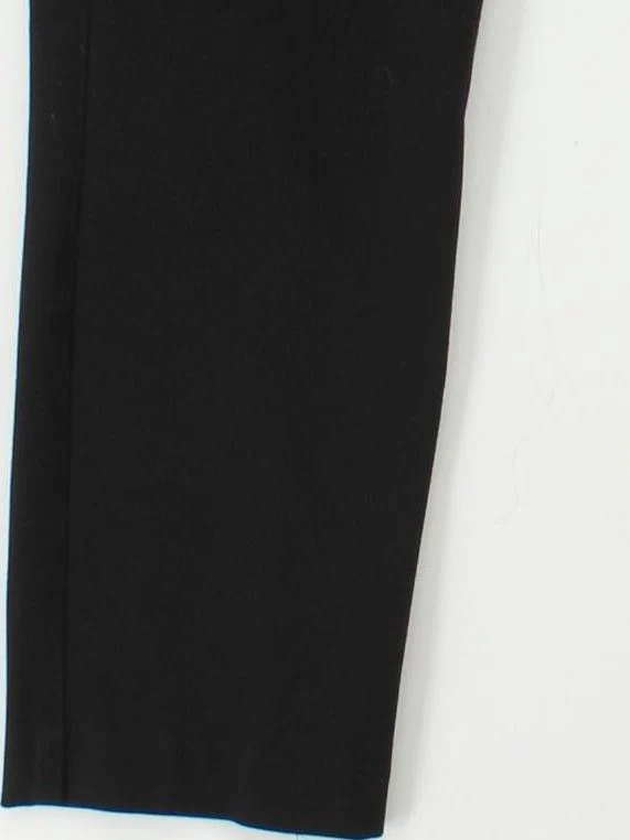 Reiss Women's Trousers UK 10 Black Polyester with Viscose, Elastane Cropped - Image 4