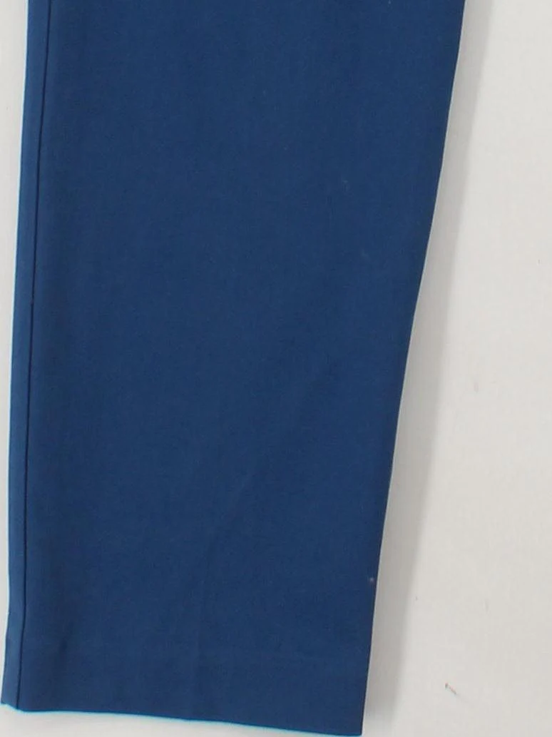 Reiss Women's Trousers UK 10 Blue 100% Cotton Tapered Chino - Image 4