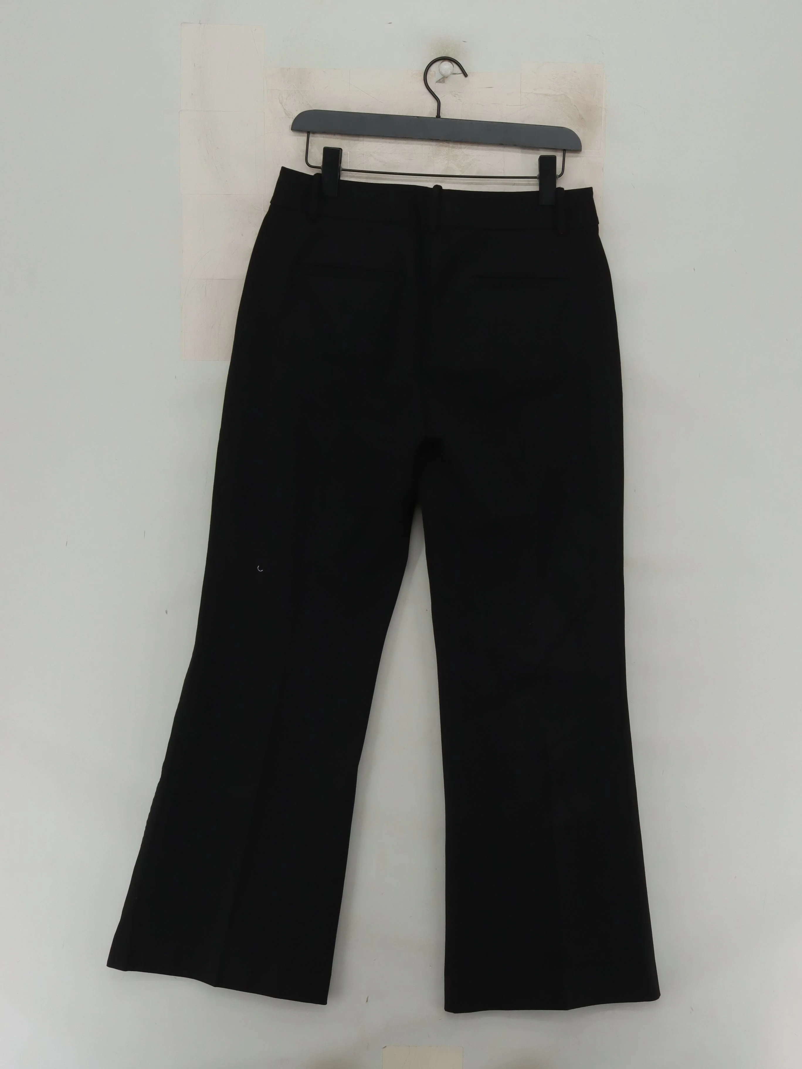 Reiss Women's Trousers UK 12 Black Polyester with Viscose, Elastane Chino - Image 2