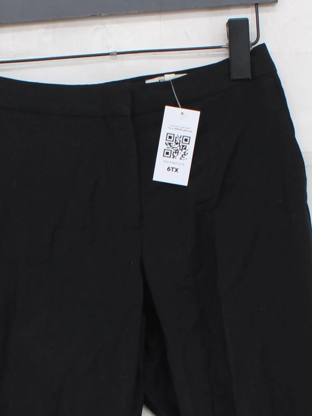 Reiss Women's Trousers UK 4 Black 100% Other Straight Chino - Image 3
