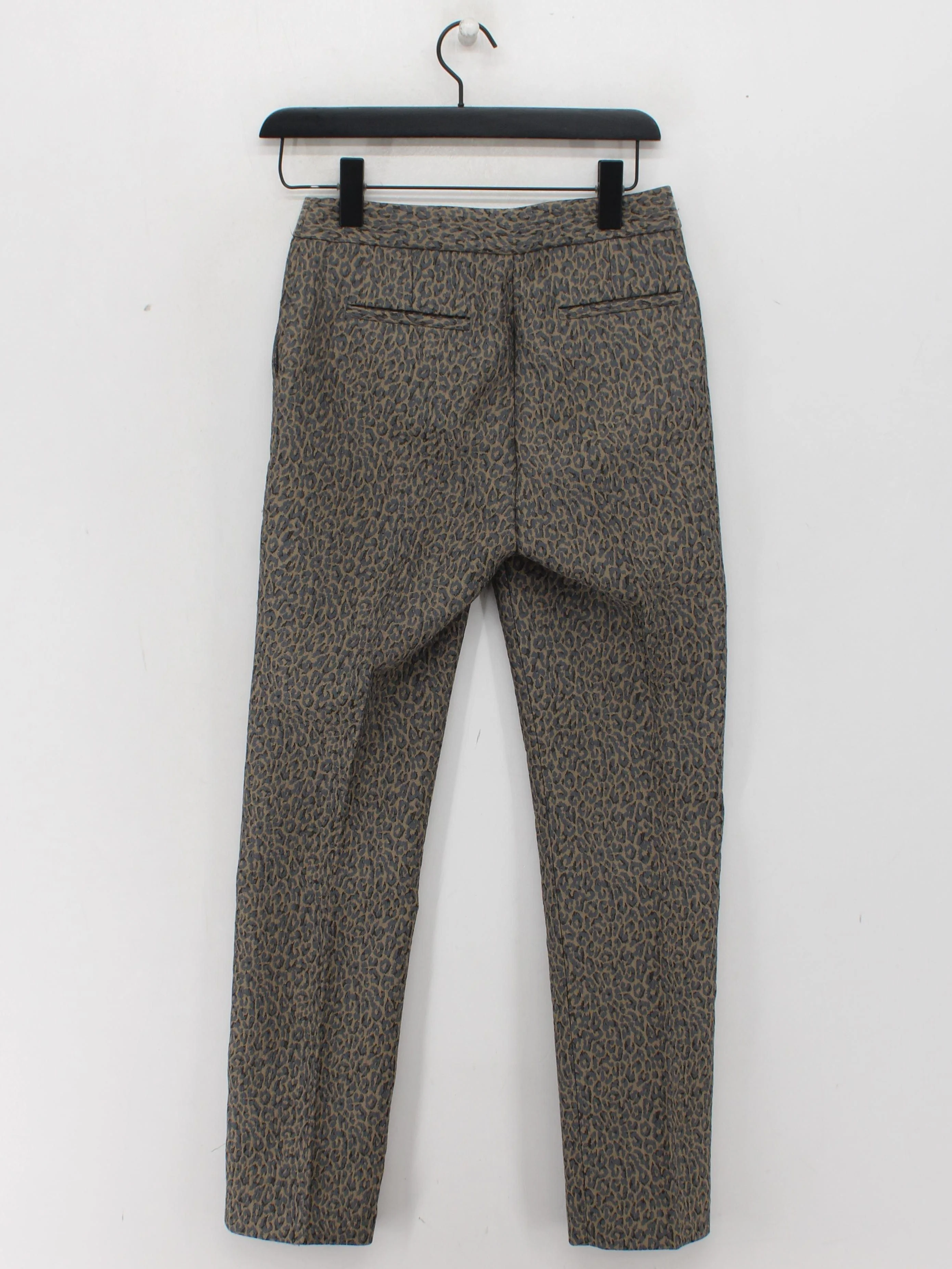 Reiss Women's Trousers UK 4 Blue Polyester with Acrylic Chino - Image 2