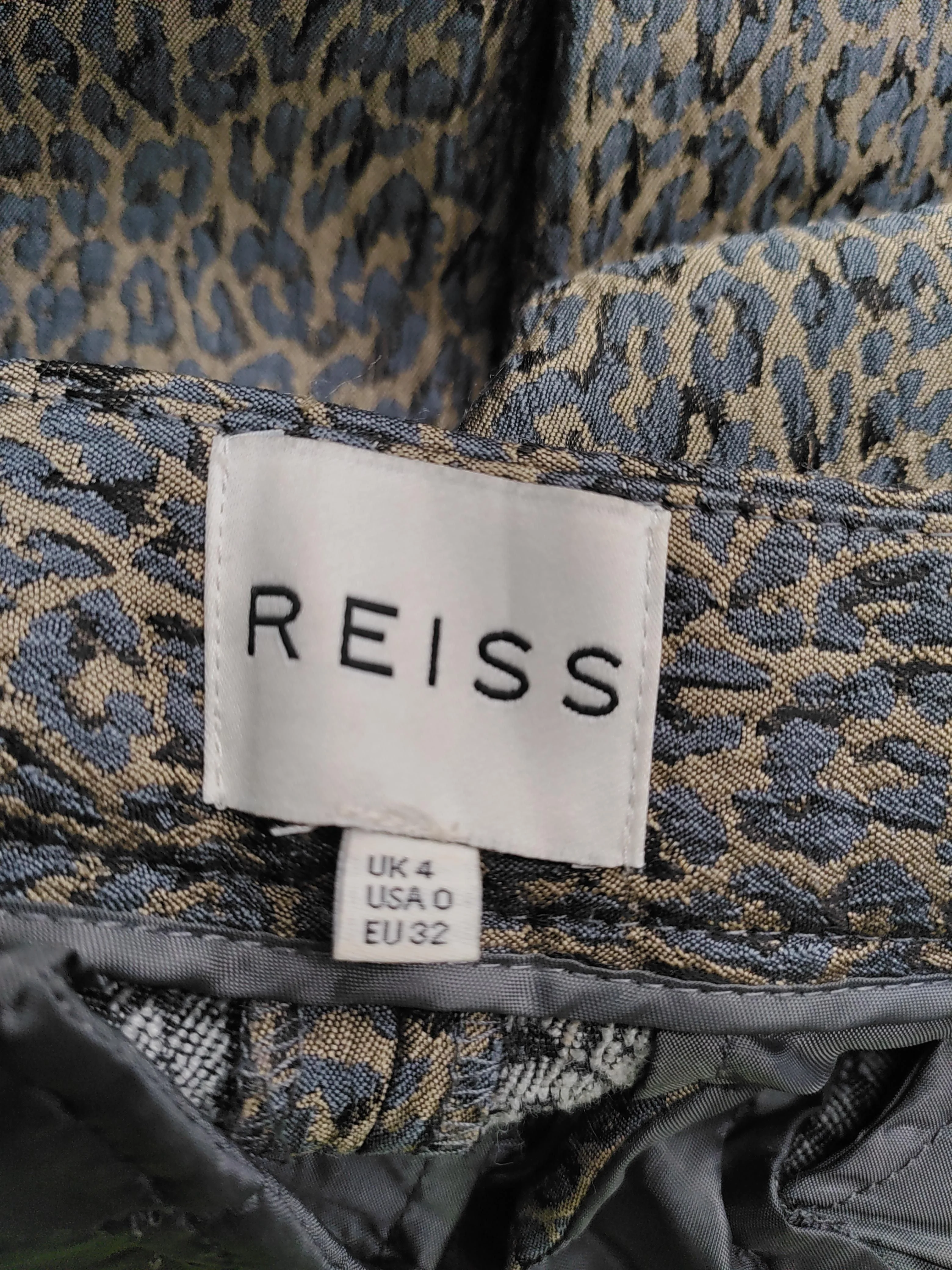 Reiss Women's Trousers UK 4 Blue Polyester with Acrylic Chino - Image 5