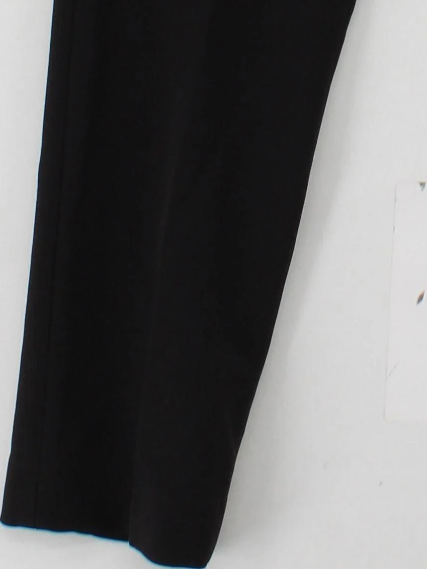 Reiss Women's Trousers UK 6 Black Polyester with Viscose, Elastane Chino - Image 4
