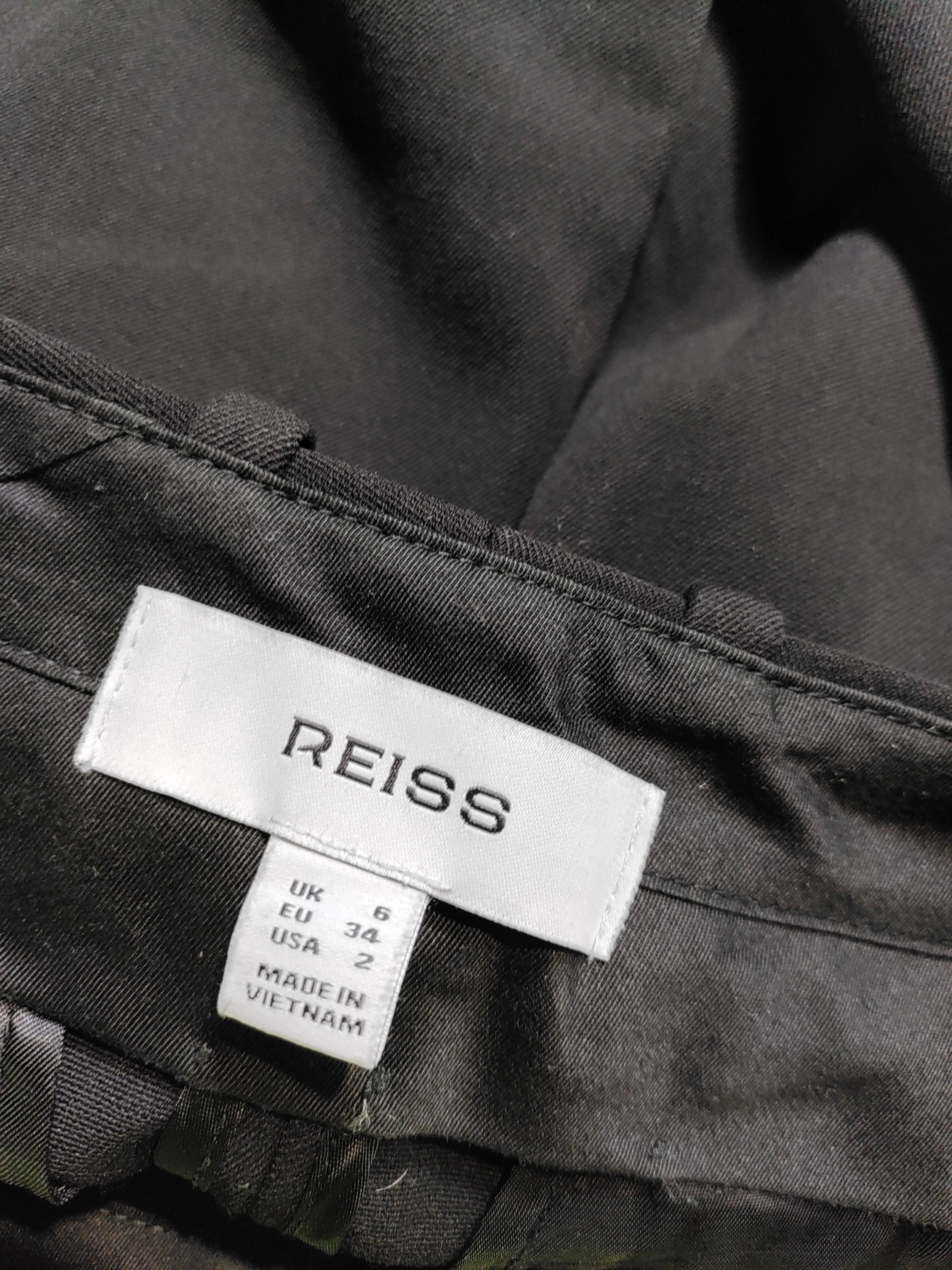 Reiss Women's Trousers UK 6 Black Polyester with Viscose, Elastane Chino - Image 5