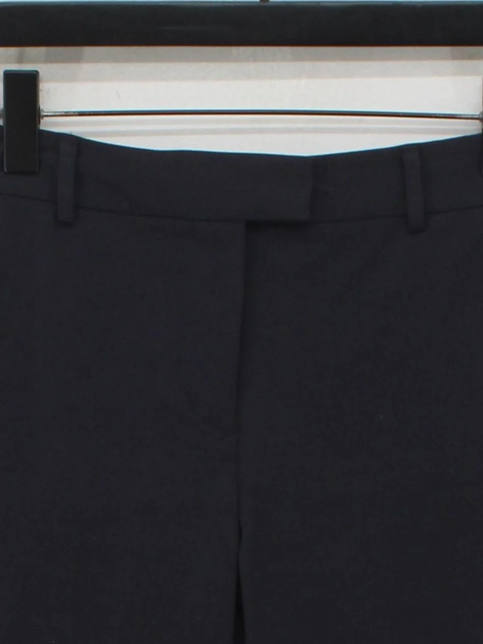 Reiss Women's Trousers UK 8 Black Polyester with Viscose, Elastane Chino - Image 3
