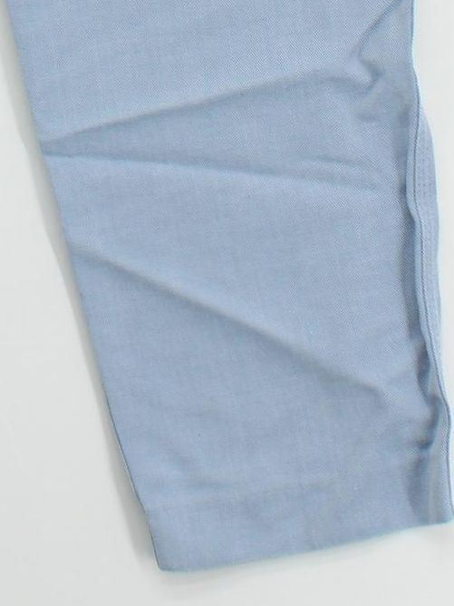 Reiss Women's Trousers UK 8 Blue Lyocell Modal with Linen, Cotton Cropped - Image 4