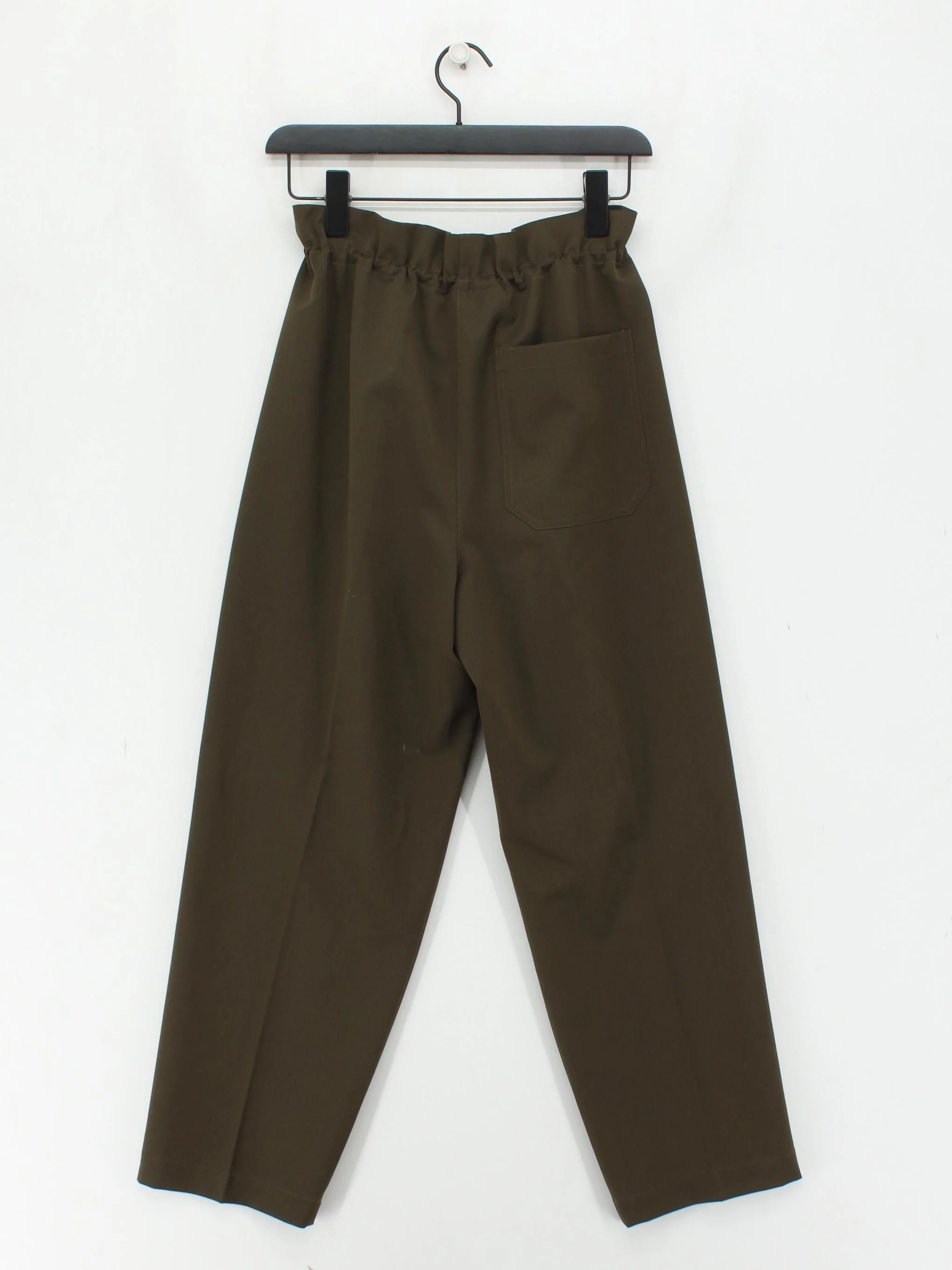 Reiss Women's Trousers UK 8 Green Polyester with Viscose, Elastane Cropped - Image 2