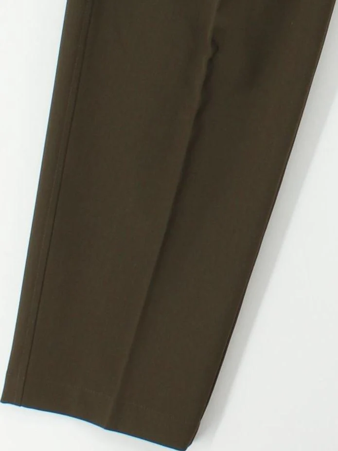 Reiss Women's Trousers UK 8 Green Polyester with Viscose, Elastane Cropped - Image 4