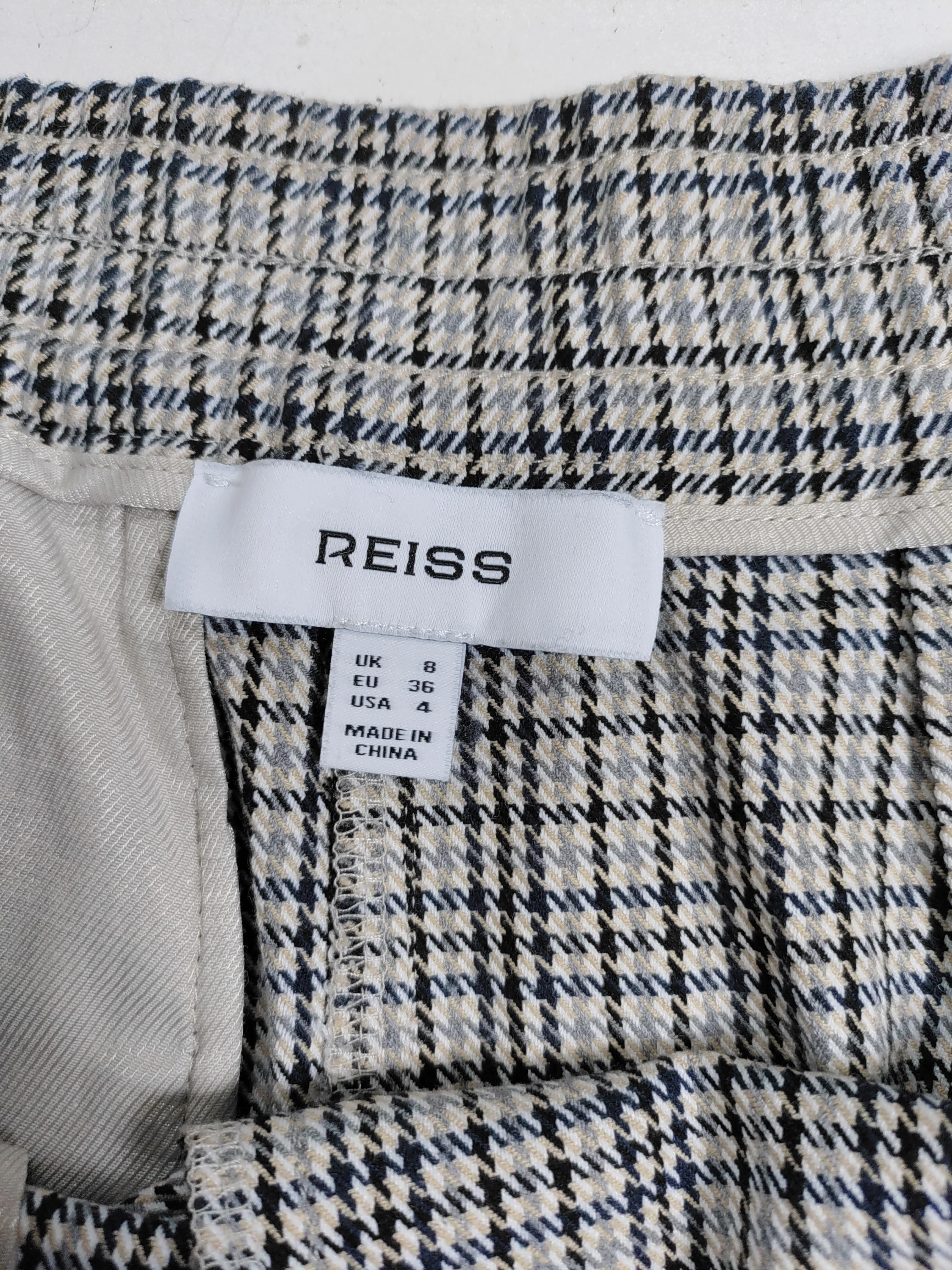 Reiss Women's Trousers UK 8 Multi Polyester with Viscose, Elastane Cropped - Image 5