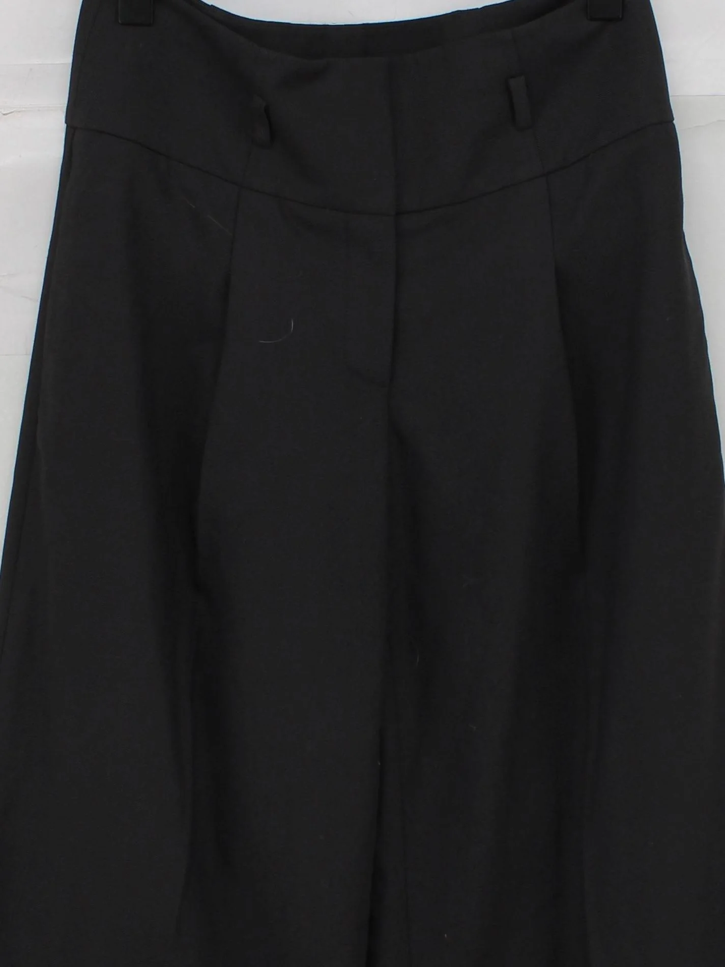 Reiss Women's Trousers XXS Black Polyester with Viscose, Elastane Cropped - Image 3