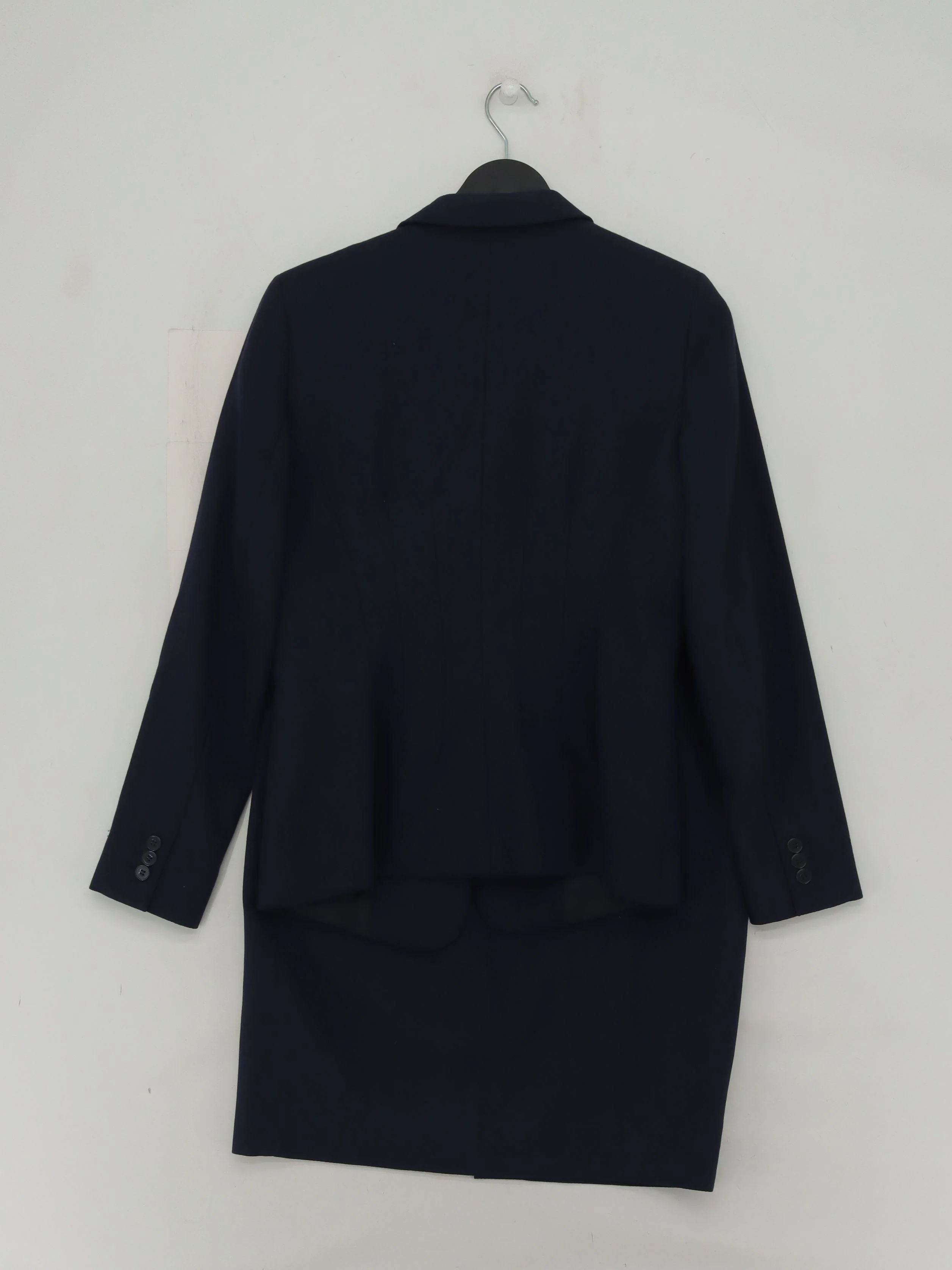 Reiss Women's Two Piece Suit UK 12 Blue Wool with Elastane Skirt Suit - Image 2
