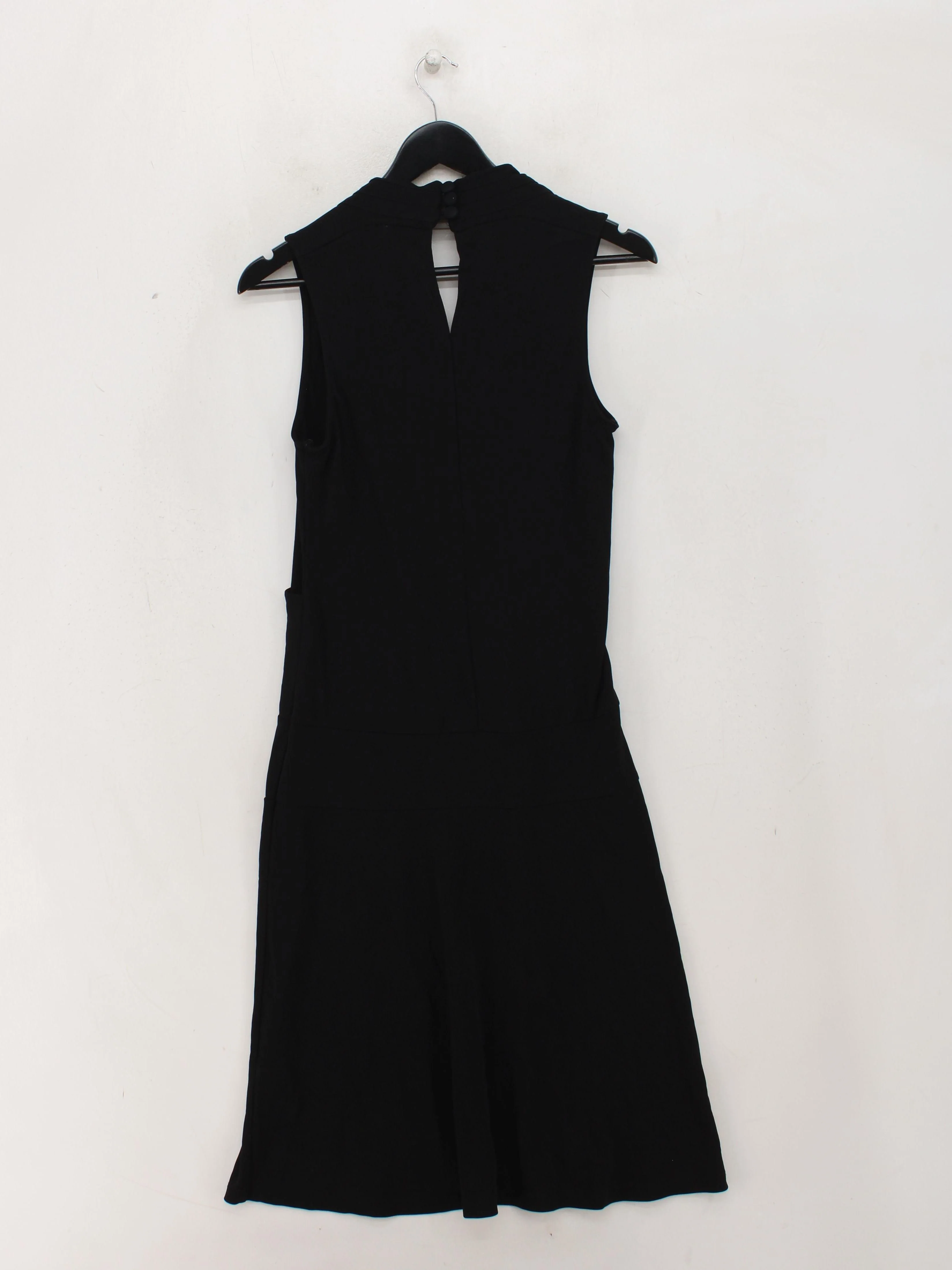 Reiss Wrap Midi Dress M in Black - Image 2