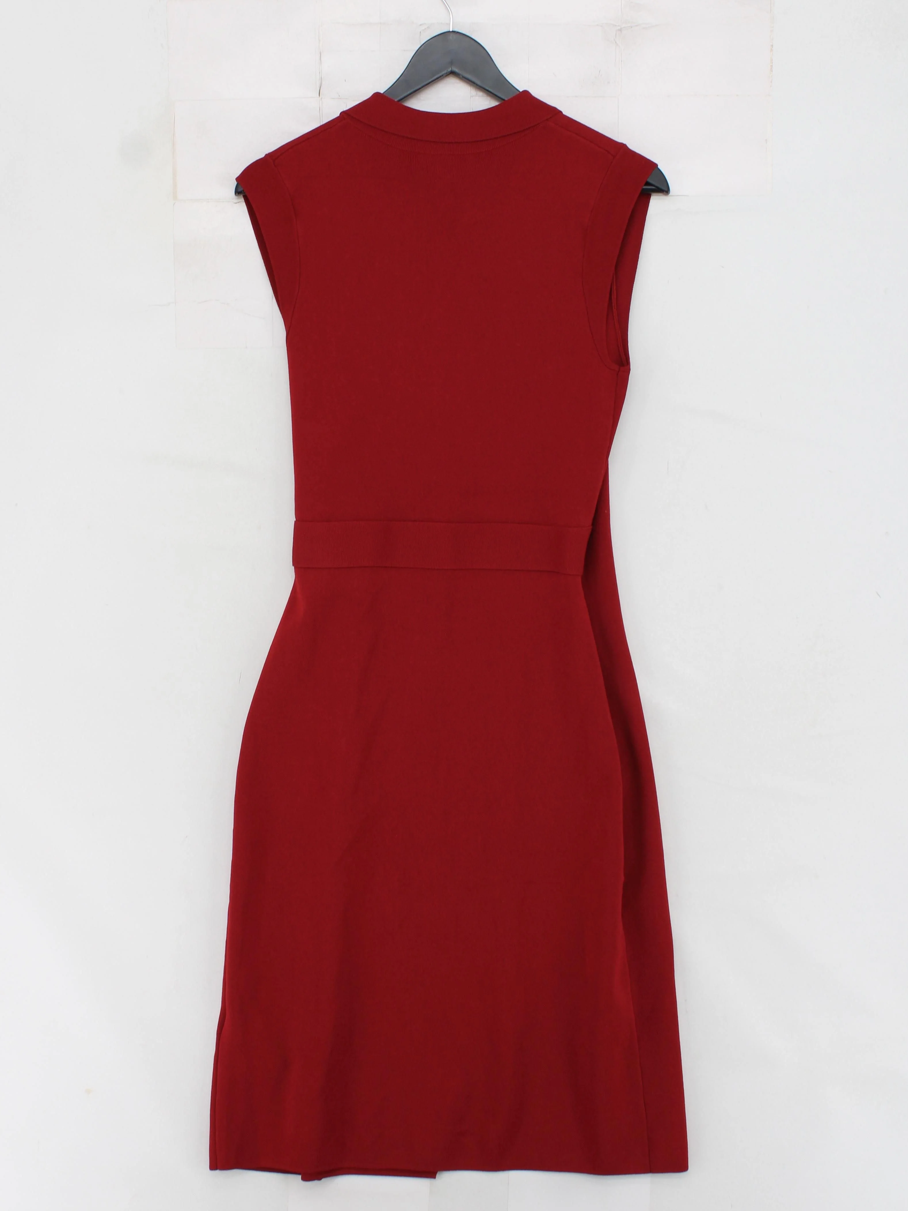 Reiss Wrap Midi Dress M in Red - Image 2