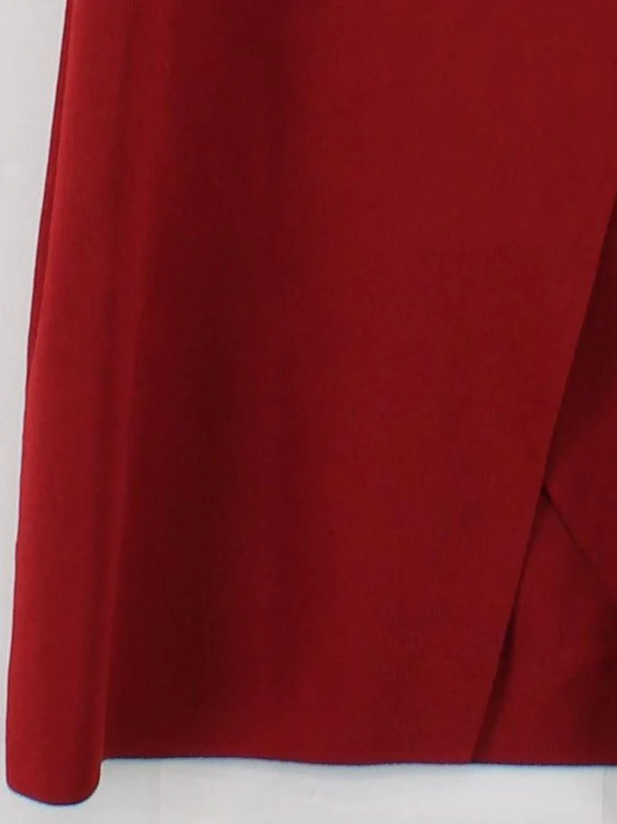 Reiss Wrap Midi Dress M in Red - Image 4