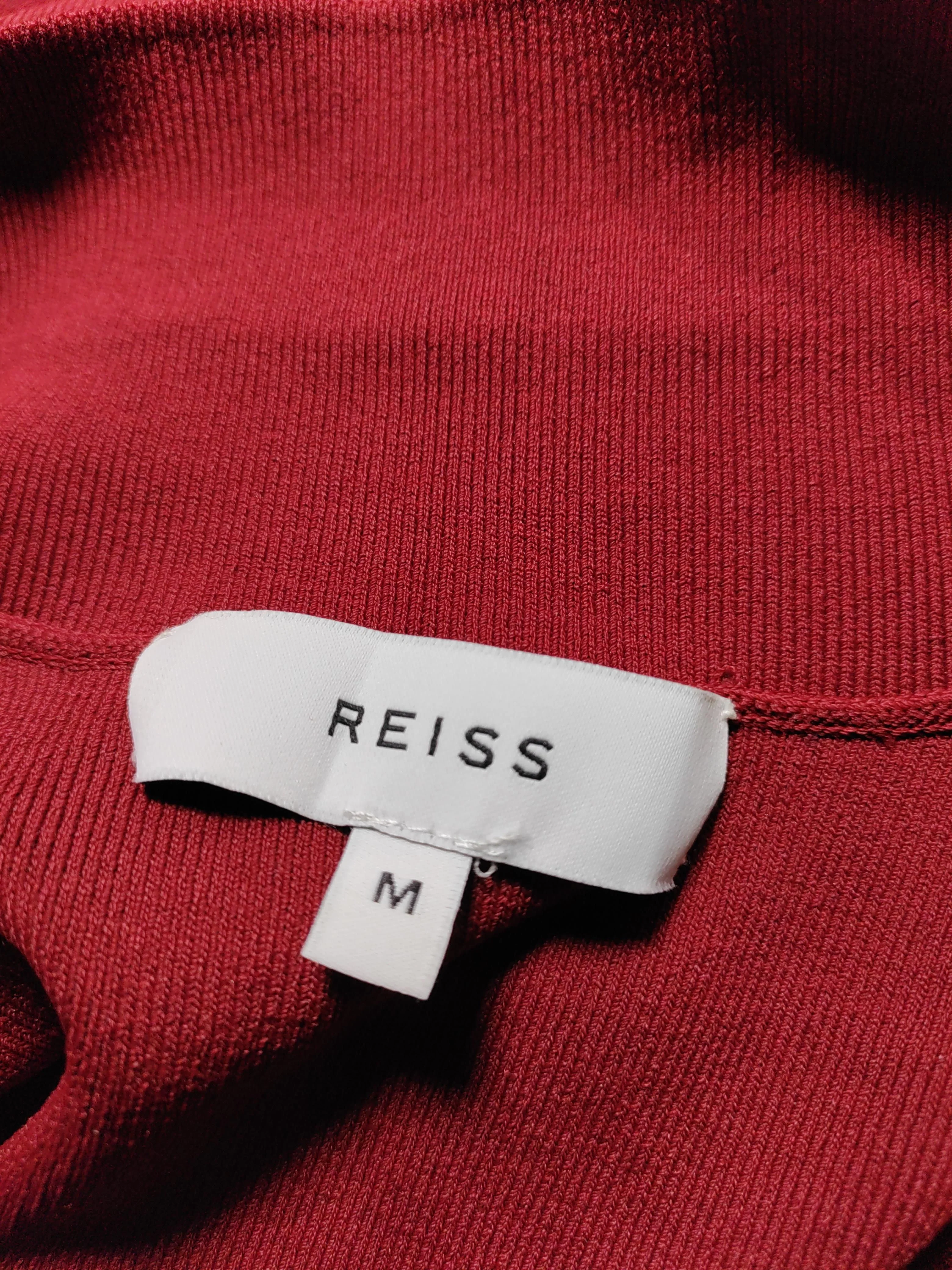Reiss Wrap Midi Dress M in Red - Image 5