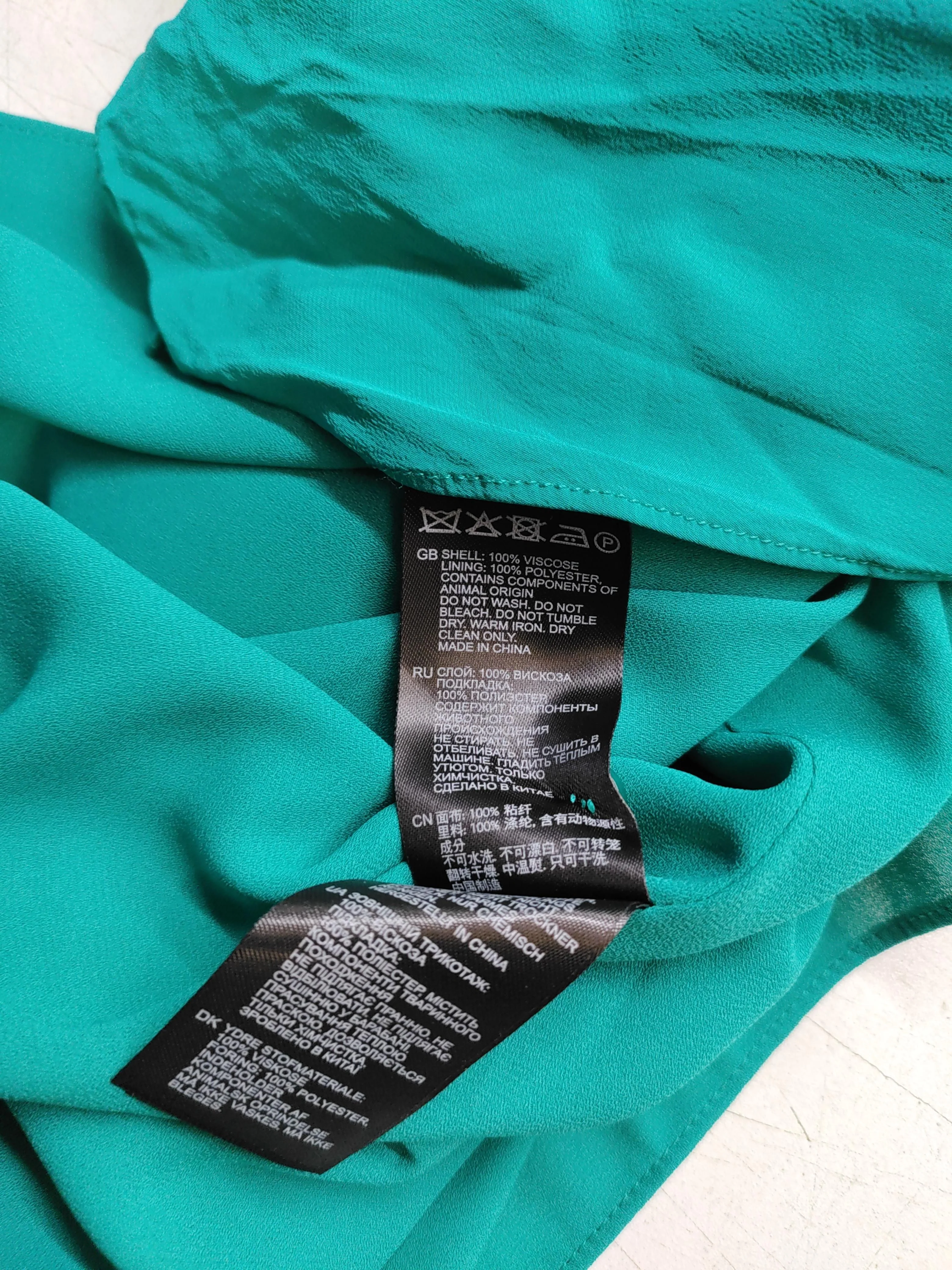 Reiss Wrap Midi Dress UK10 in Green - Image 7