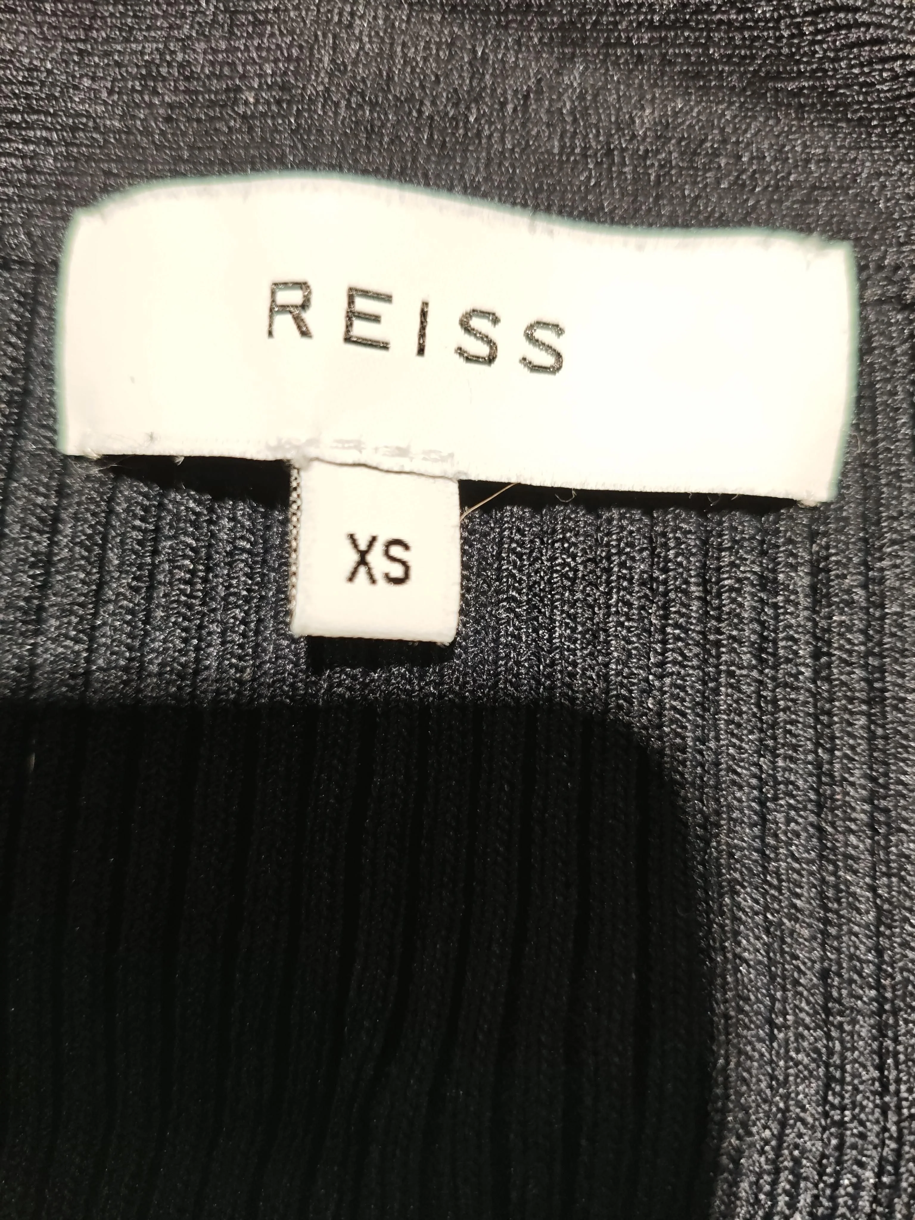Reiss Wrap Midi Dress XS in Black - Image 5
