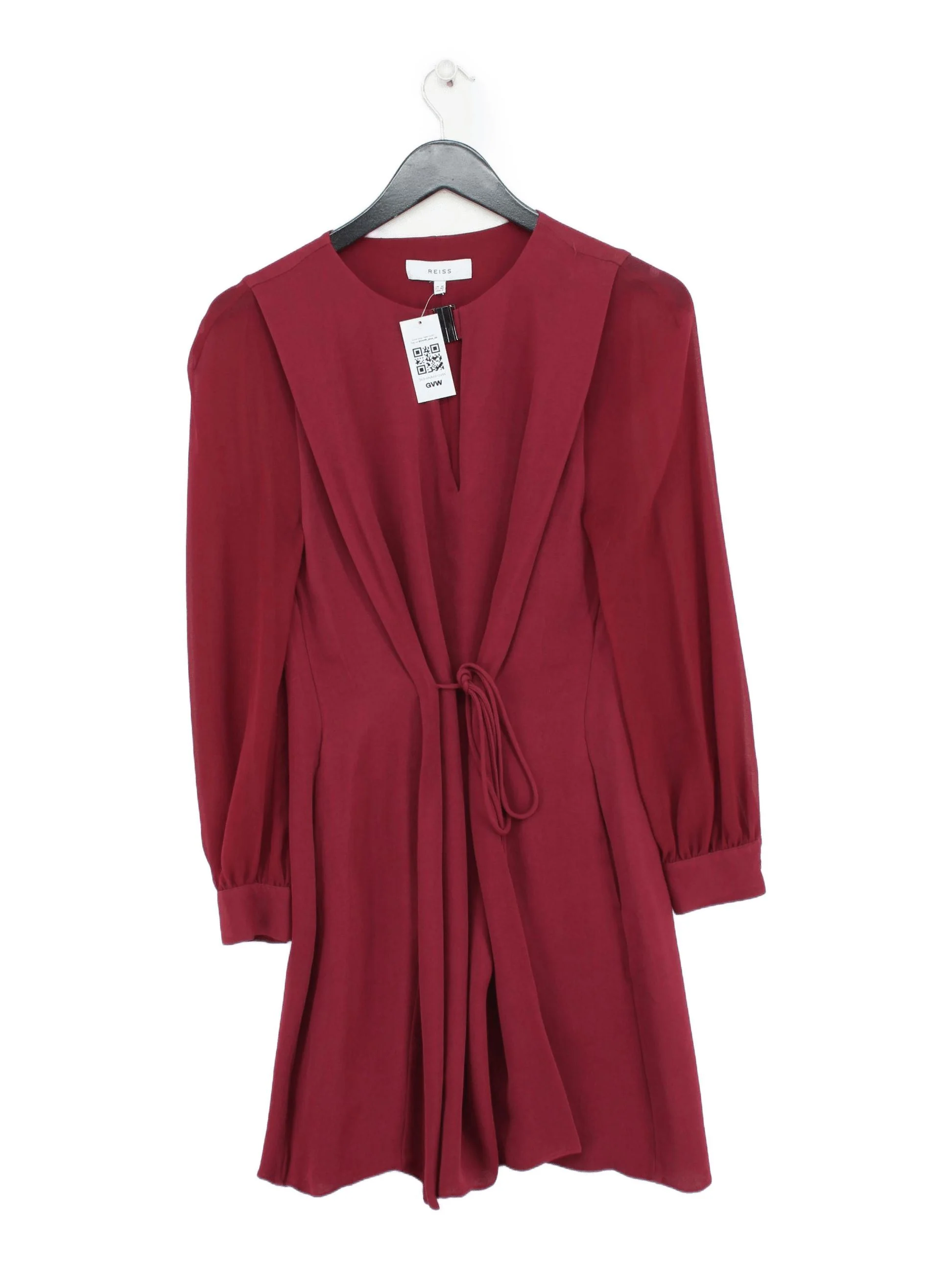 Reiss Wrap Mini Dress UK10 in Red