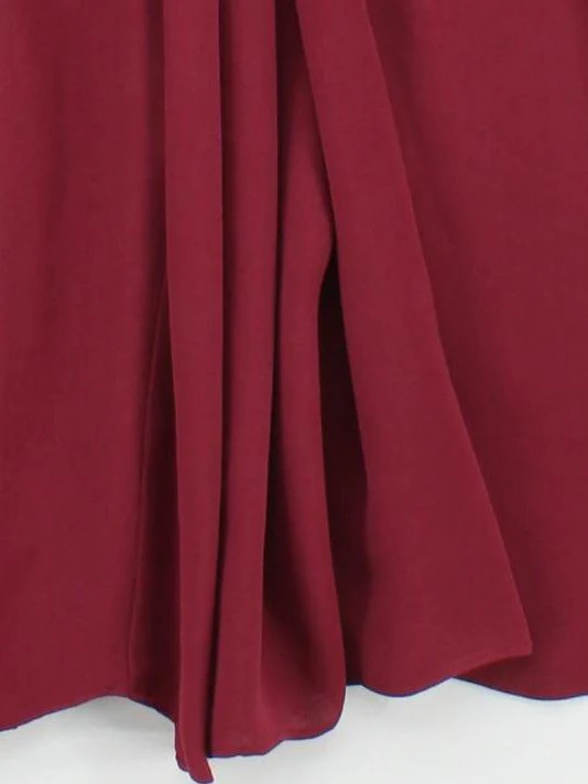 Reiss Wrap Mini Dress UK10 in Red - Image 4