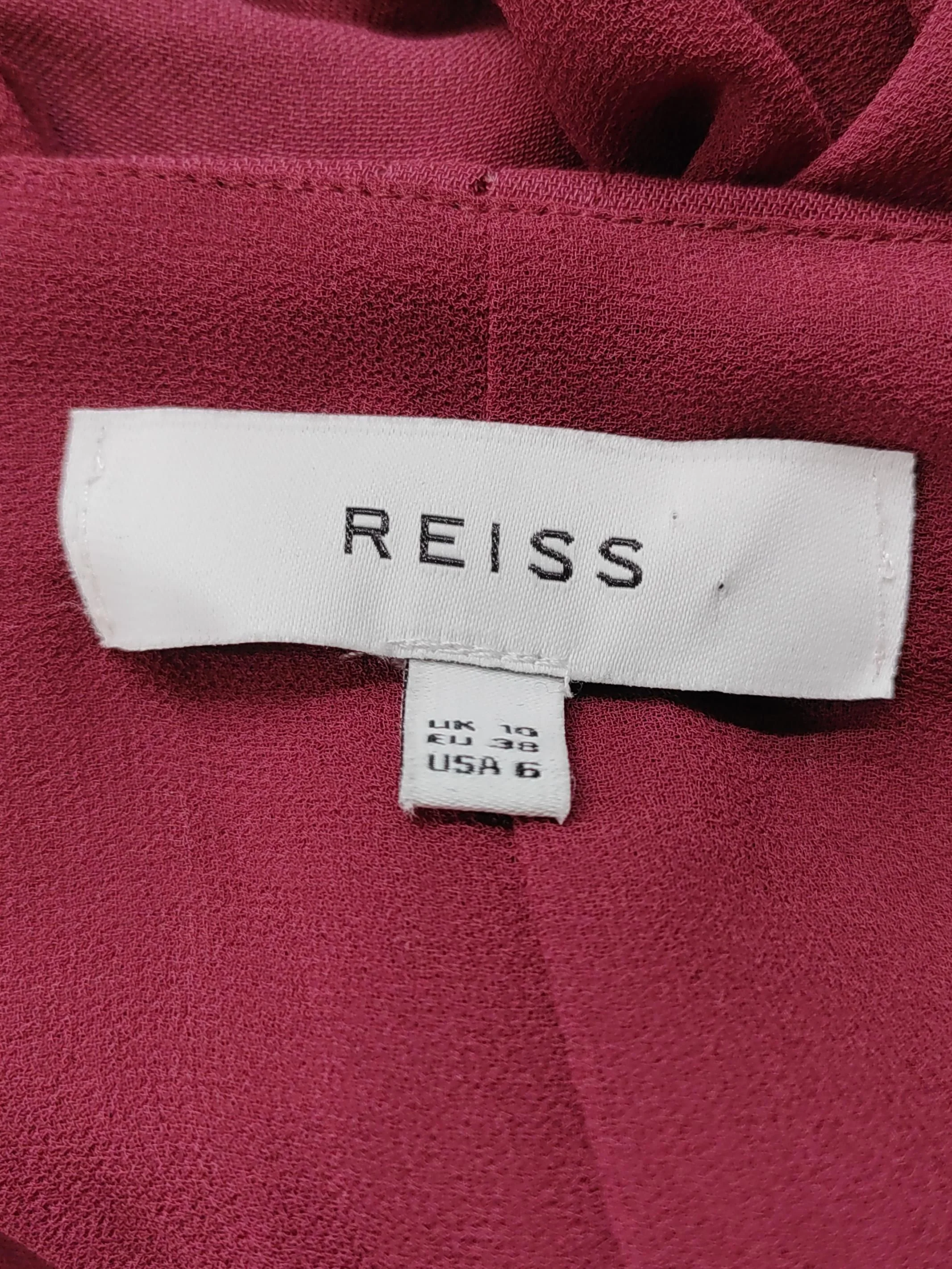 Reiss Wrap Mini Dress UK10 in Red - Image 5