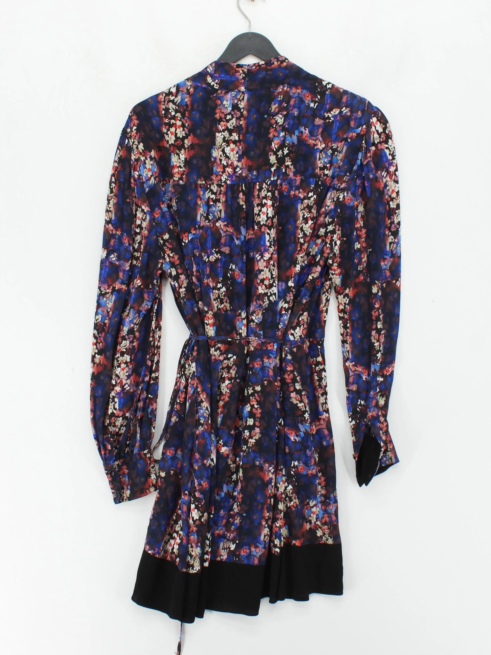 Reiss Wrap Mini Dress UK14 in Multi - Image 2