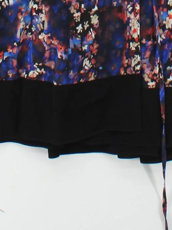Reiss Wrap Mini Dress UK14 in Multi - Image 4