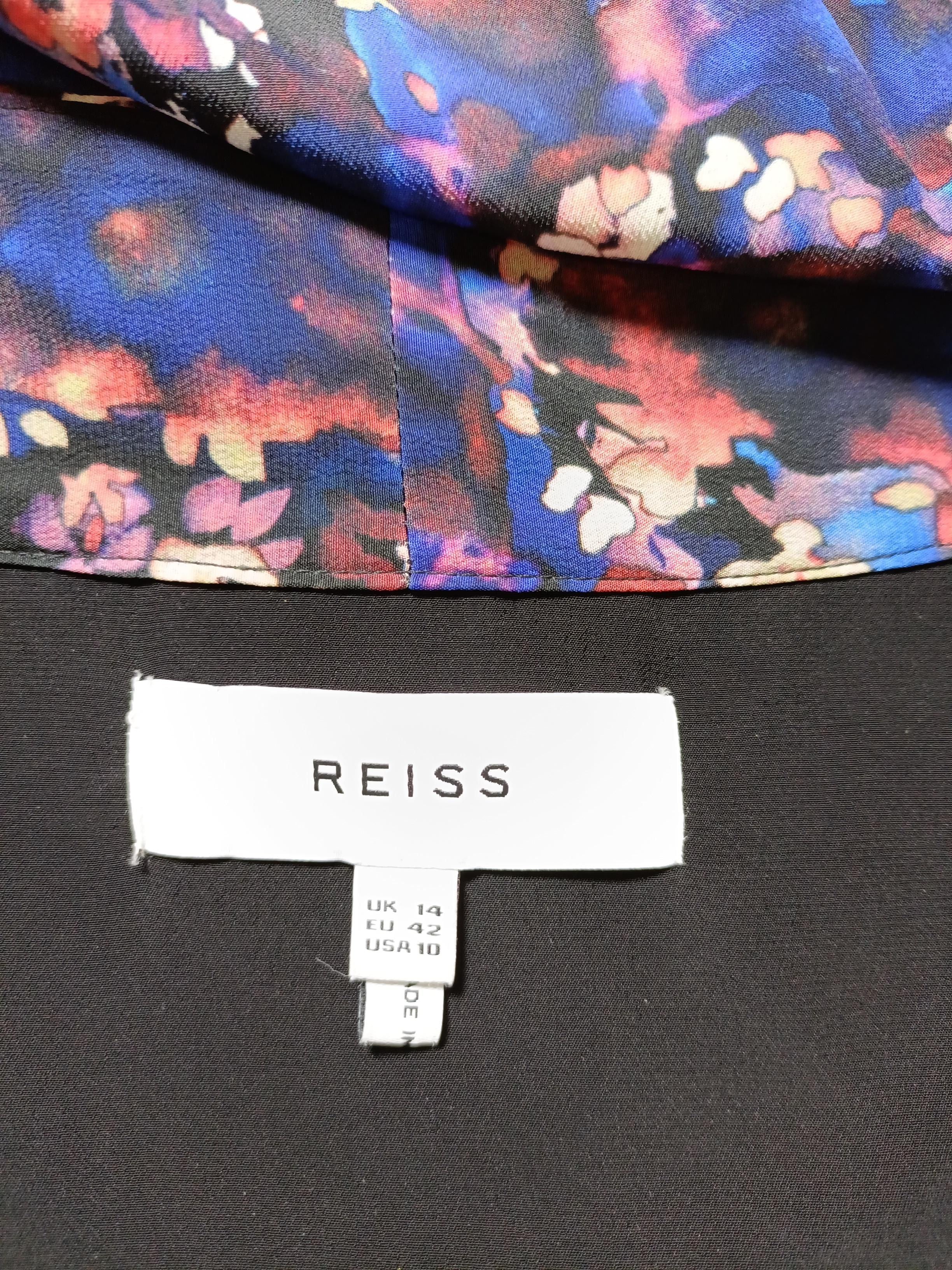 Reiss Wrap Mini Dress UK14 in Multi - Image 5