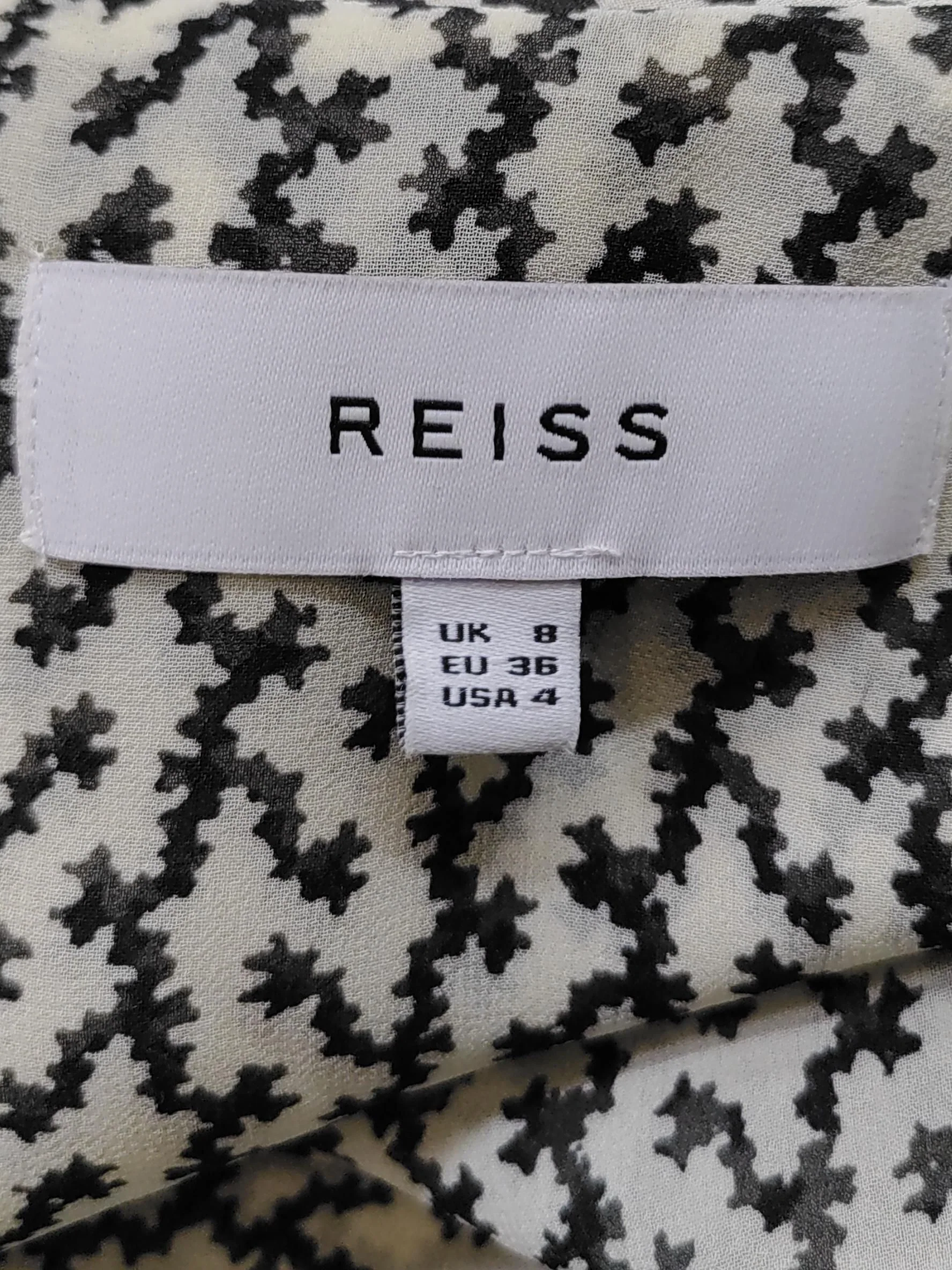 Reiss Wrap Mini Dress UK8 in Black - Image 5