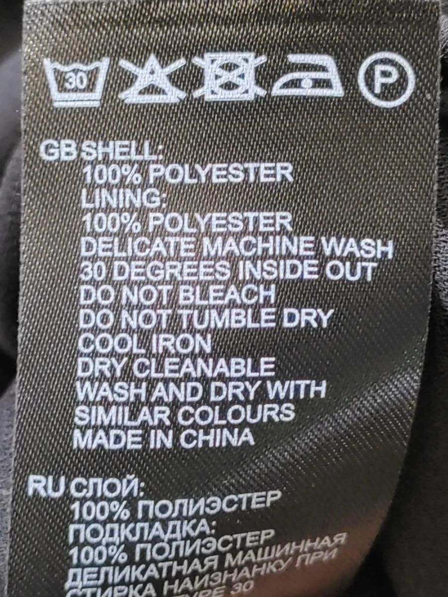 Reiss Wrap Mini Dress UK8 in Black - Image 6