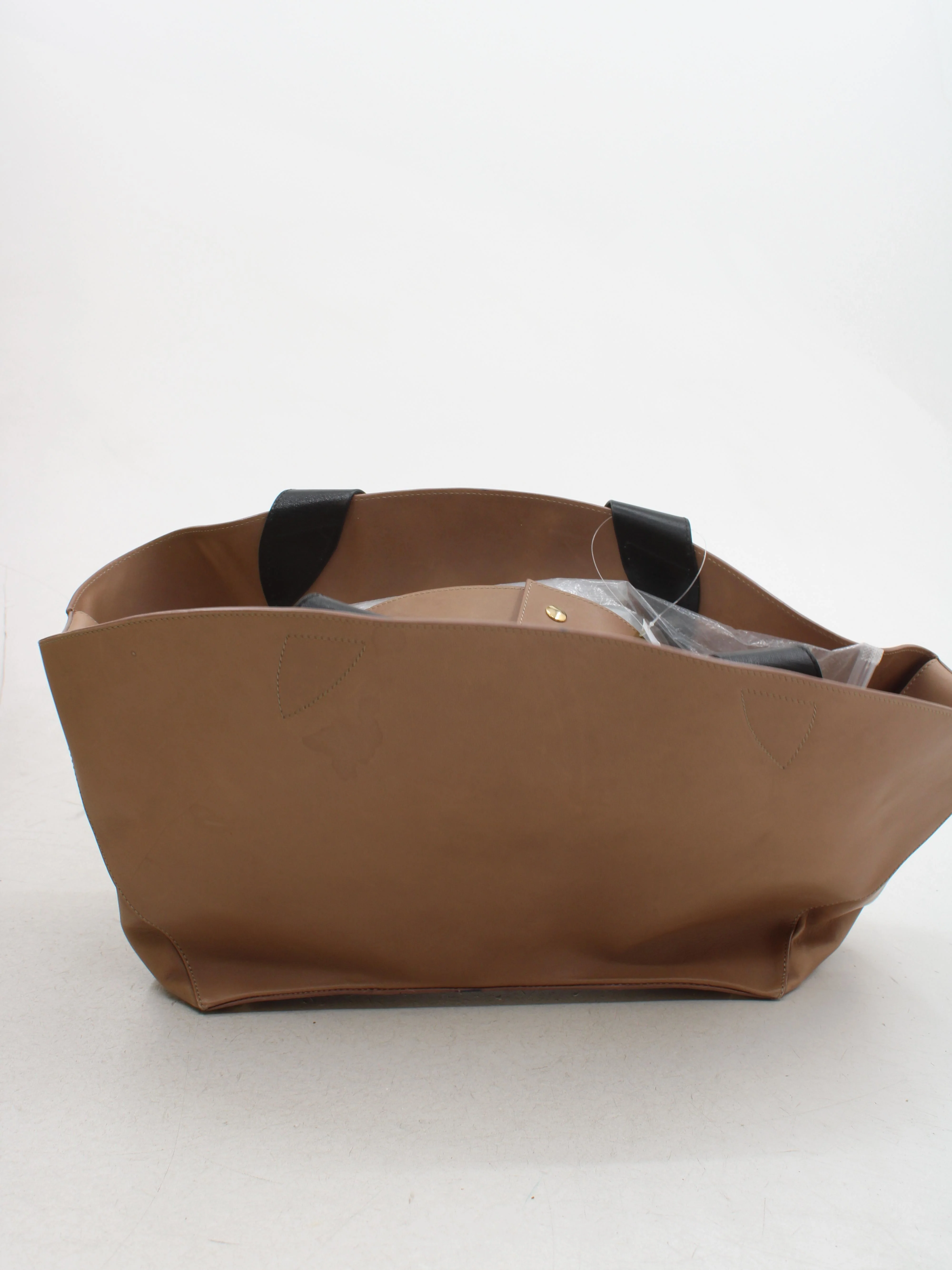 Rejina Pyo Men's Bag Tan 100% Leather Tote - Image 2