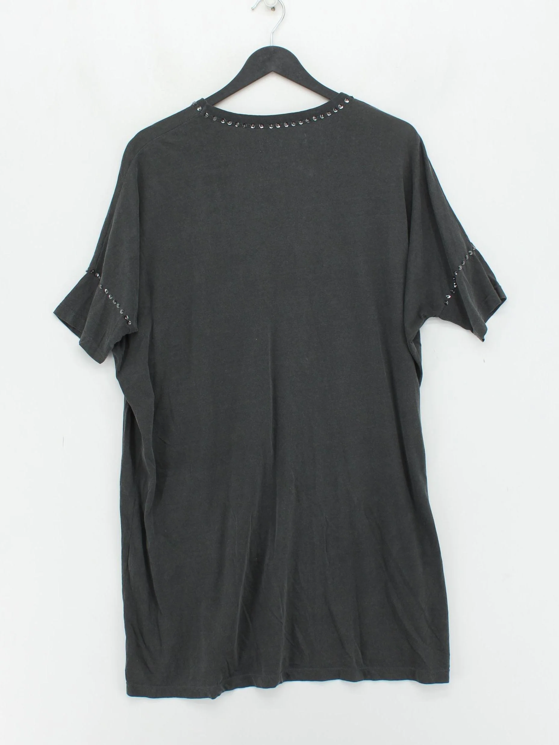 Religion Men's T-Shirt S Grey Graphic 100% Cotton Basic - Image 2