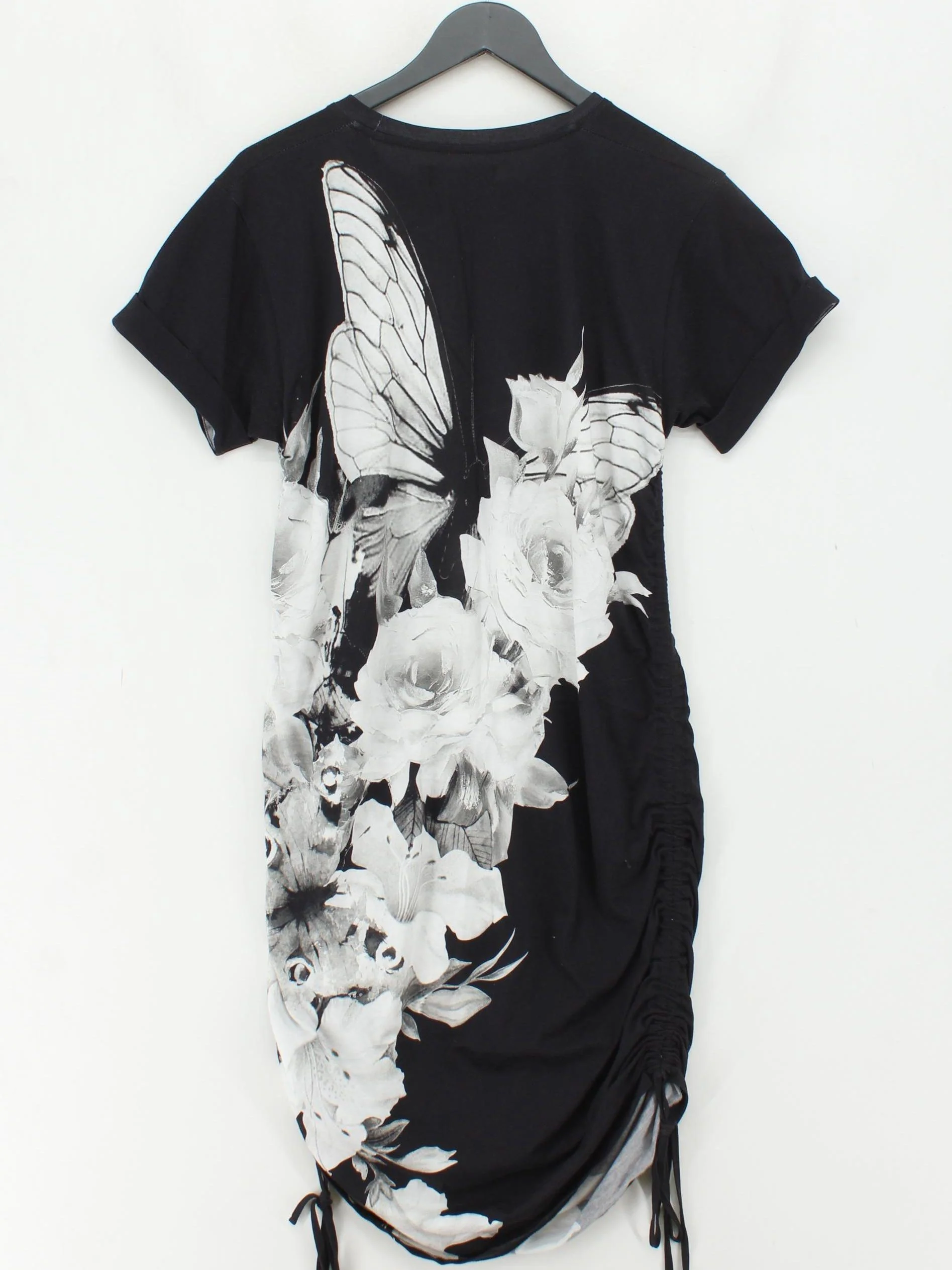 Religion T-Shirt Mini Dress UK12 in Black - Image 2
